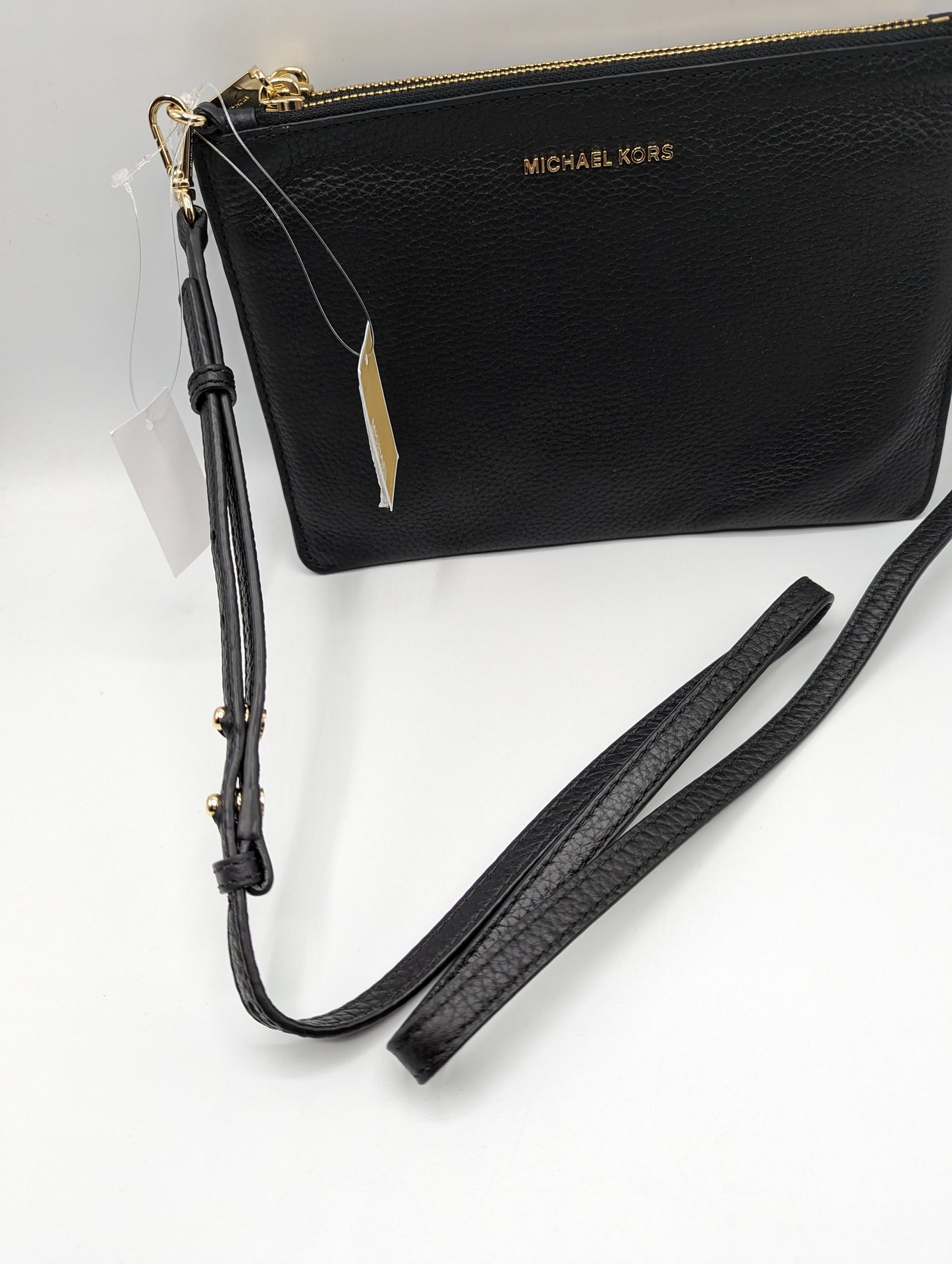 MICHAEL KORS Grained Cross Body Bag - Black