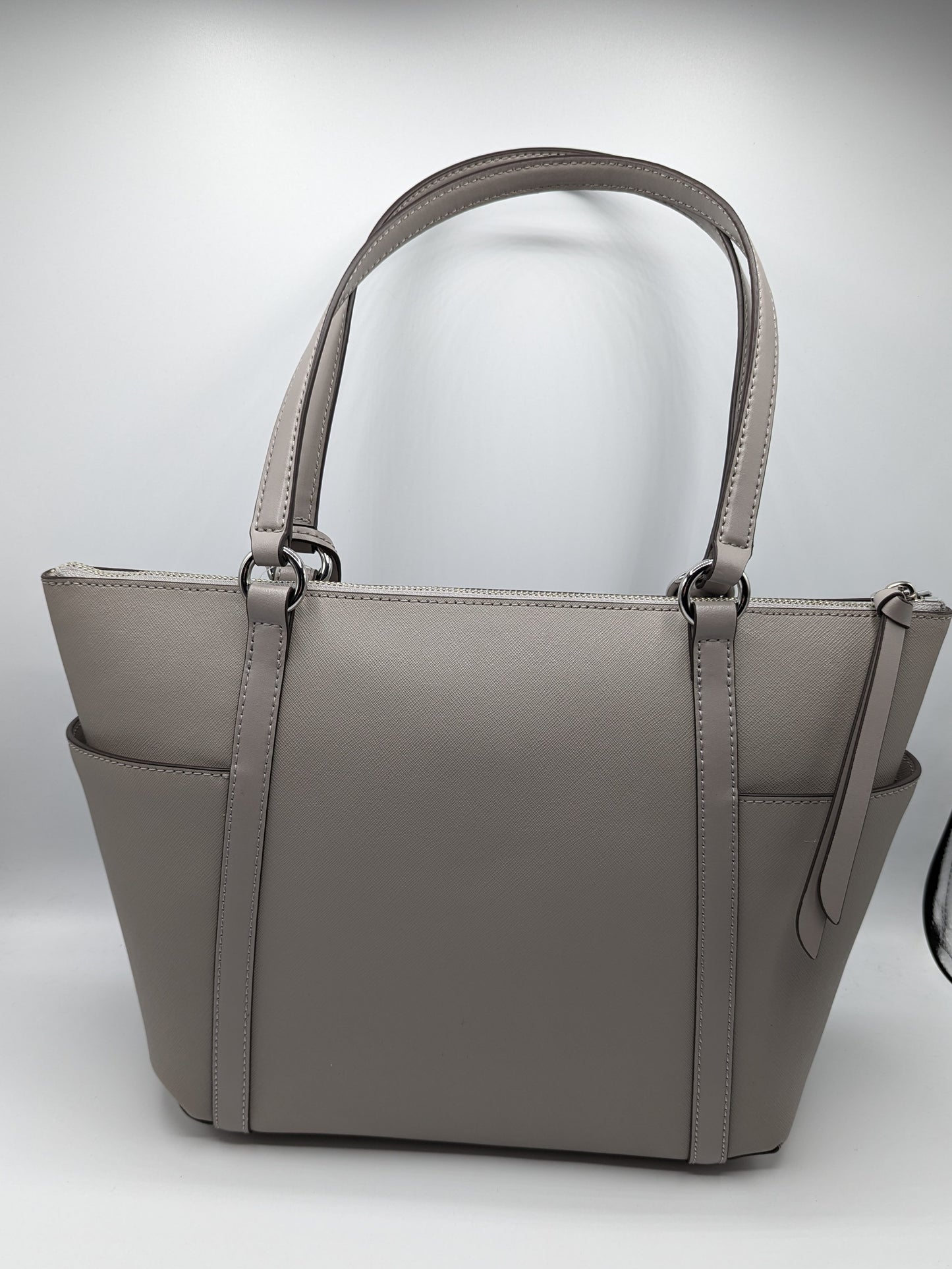 MICHAEL KORS Sullivan medium leather tote - pearl Grey