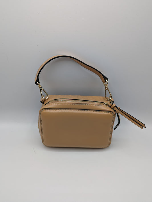 GANNI Banner Camera Bag - Tan Brown