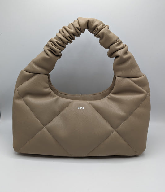 BOSS Harpr Croissant Bag - Beige/brown