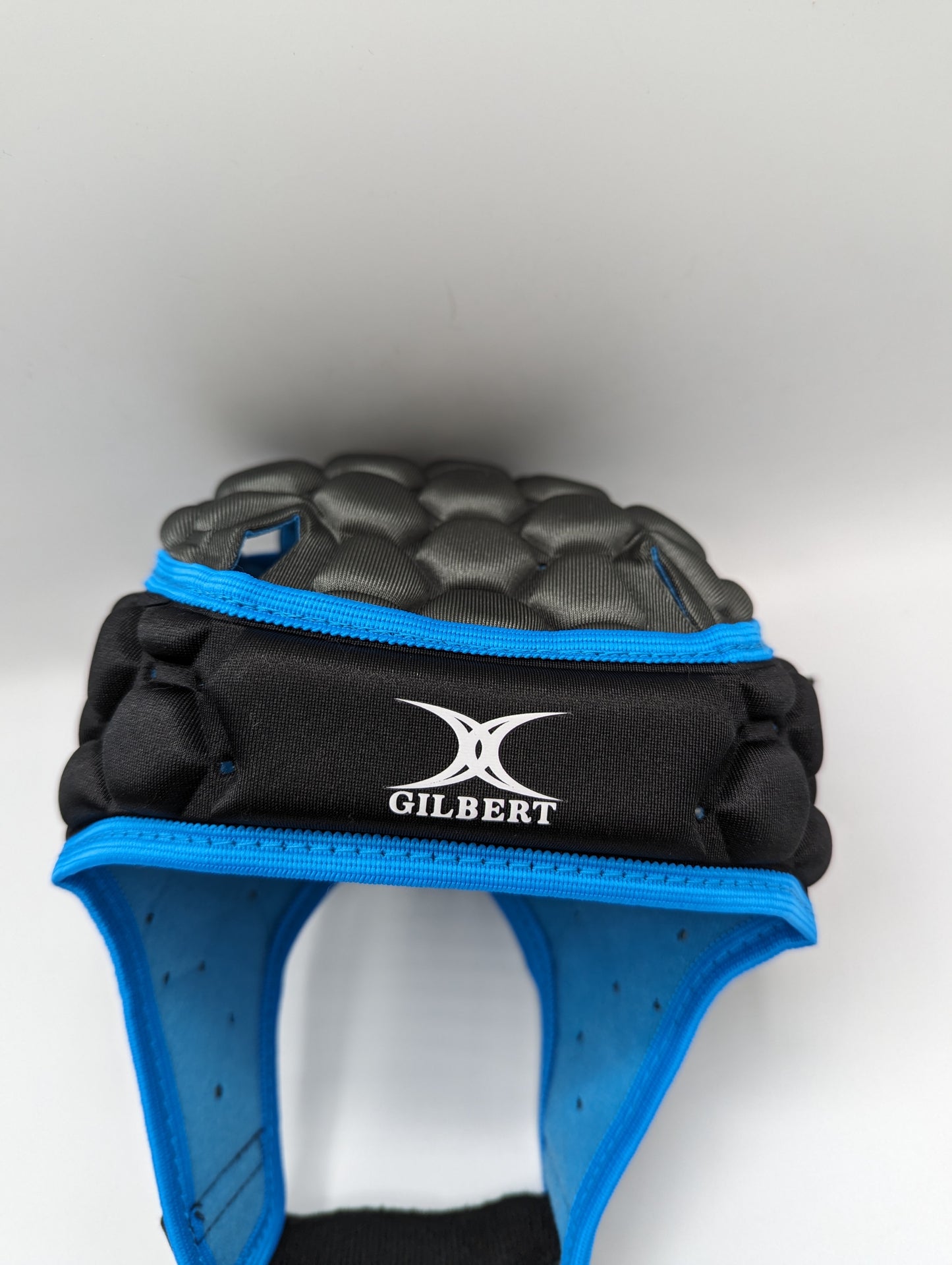 Gilbert Junior Rugby Head Guard - Black/Blue