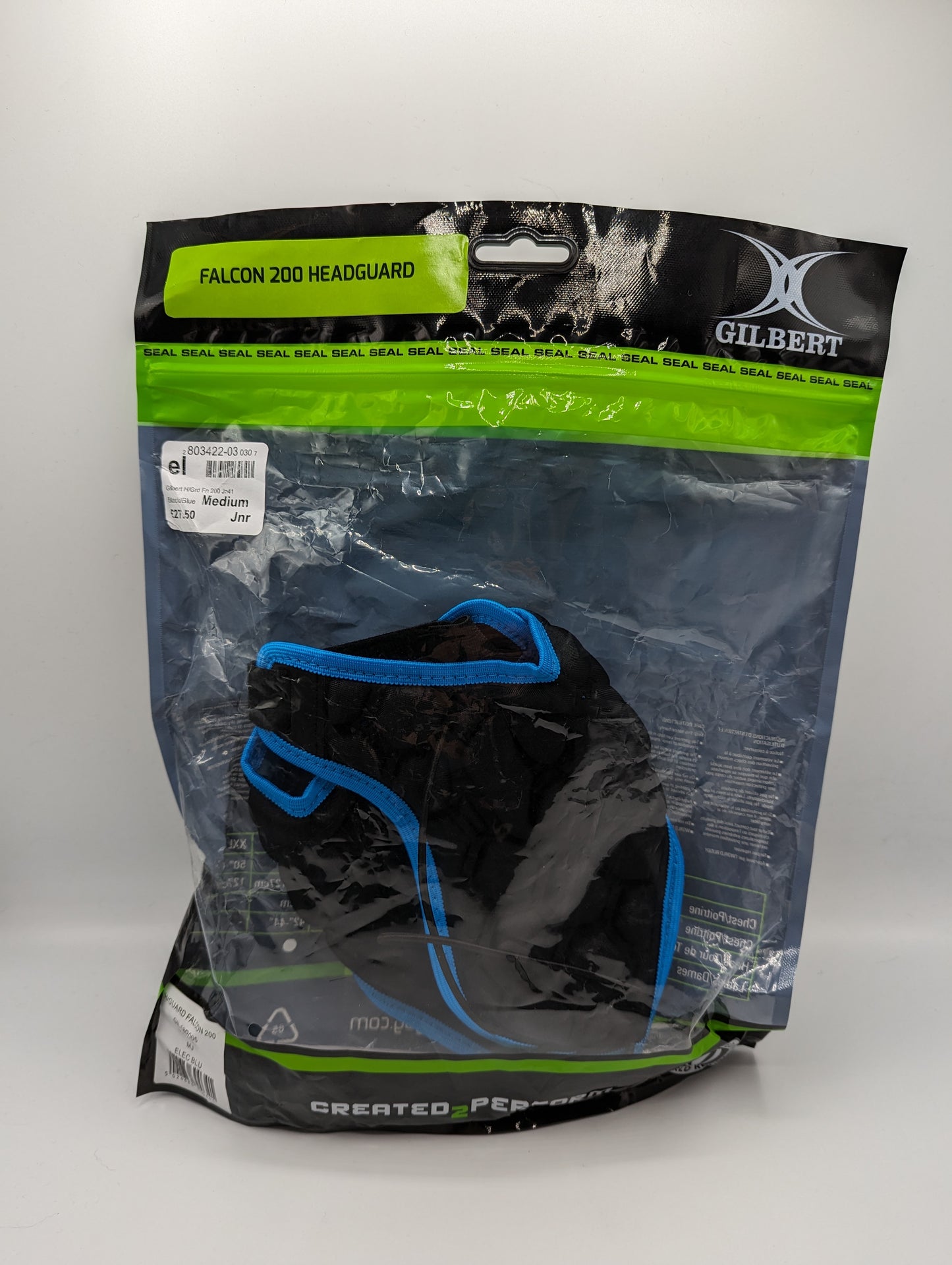 Gilbert Junior Rugby Head Guard - Black/Blue