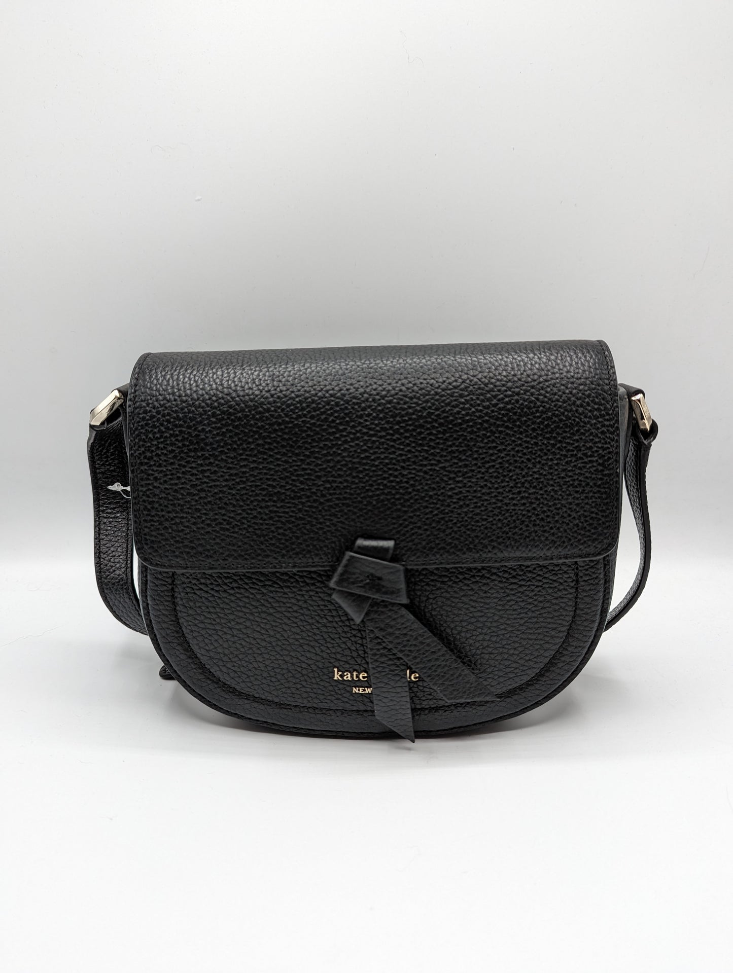 KATE SPADE Knott Crossbody Saddle Bag - Black