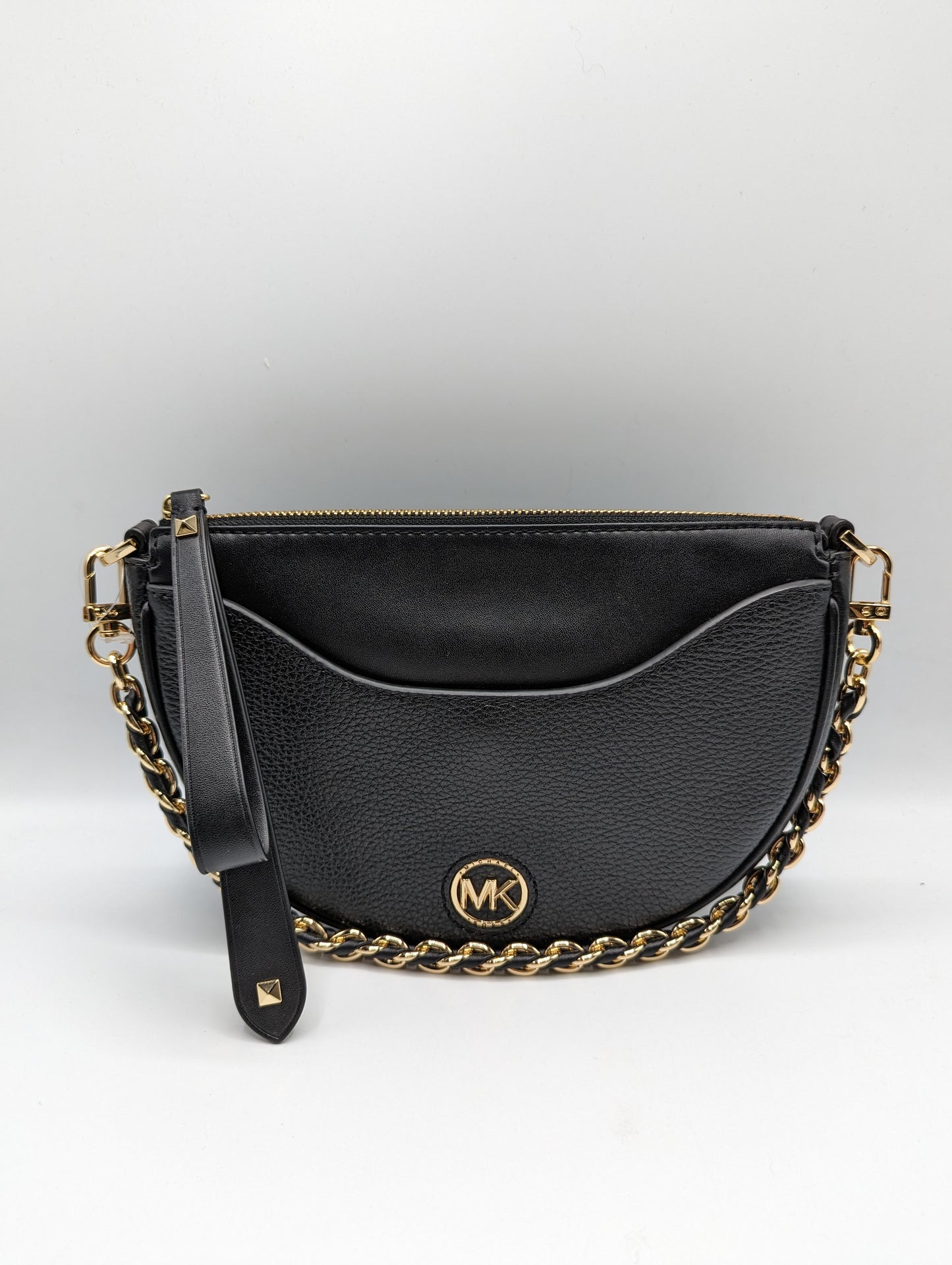 Michael Kors Dover Moon Pouchette Bag - Black