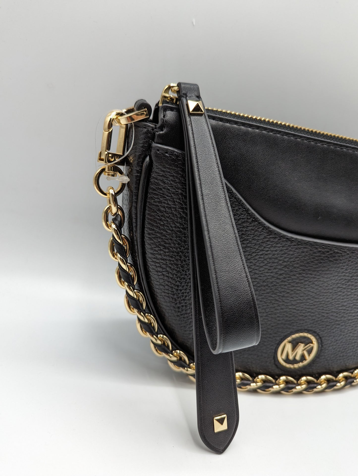 Michael Kors Dover Moon Pouchette Bag - Black