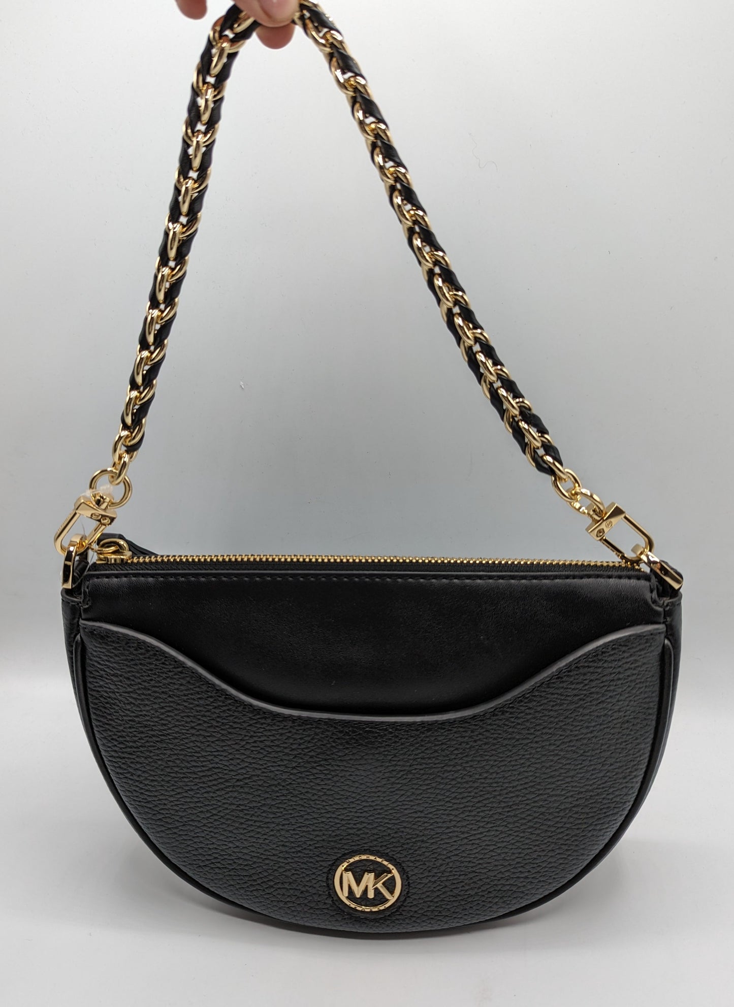 Michael Kors Dover Moon Pouchette Bag - Black