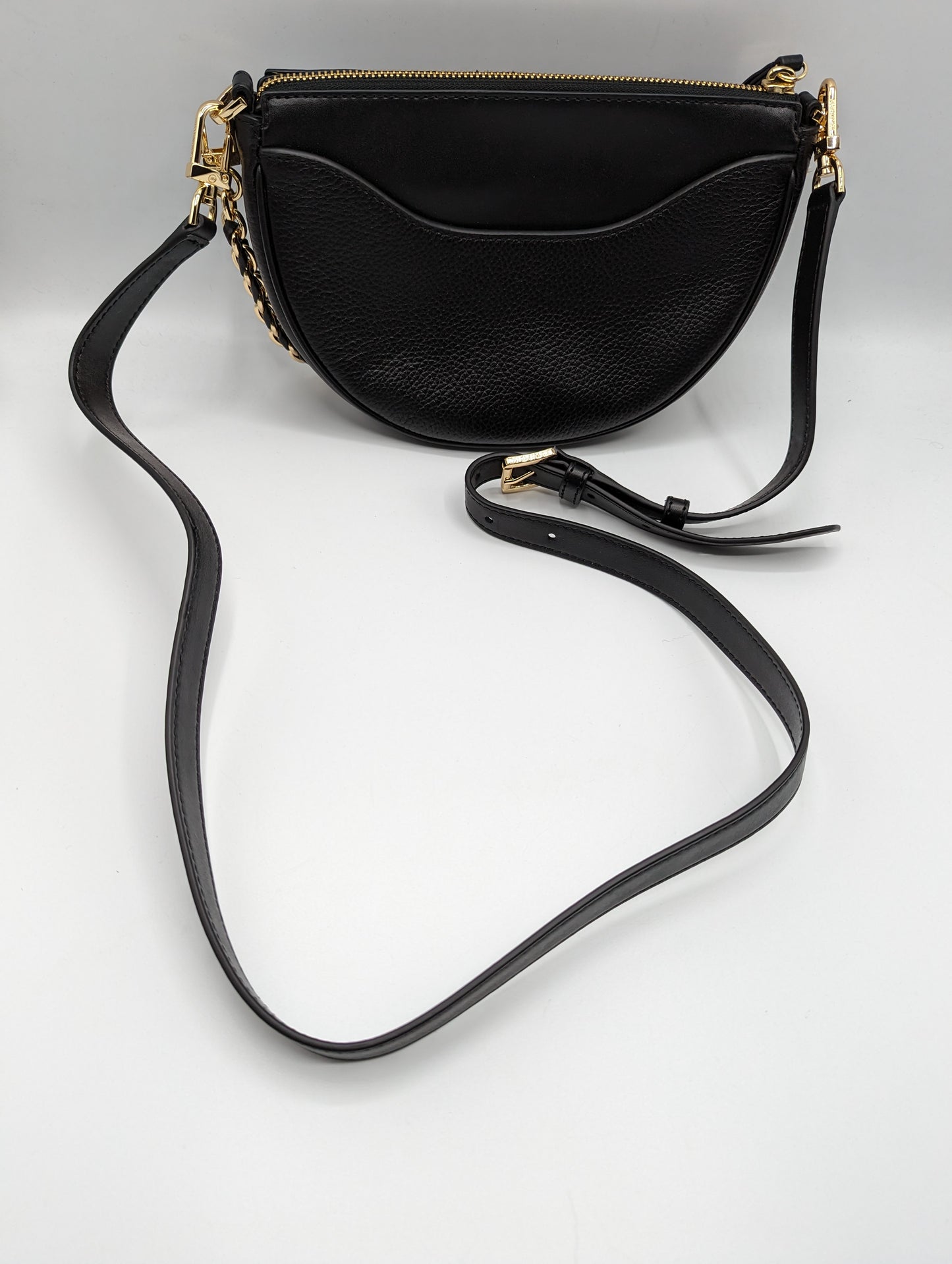 Michael Kors Dover Moon Pouchette Bag - Black