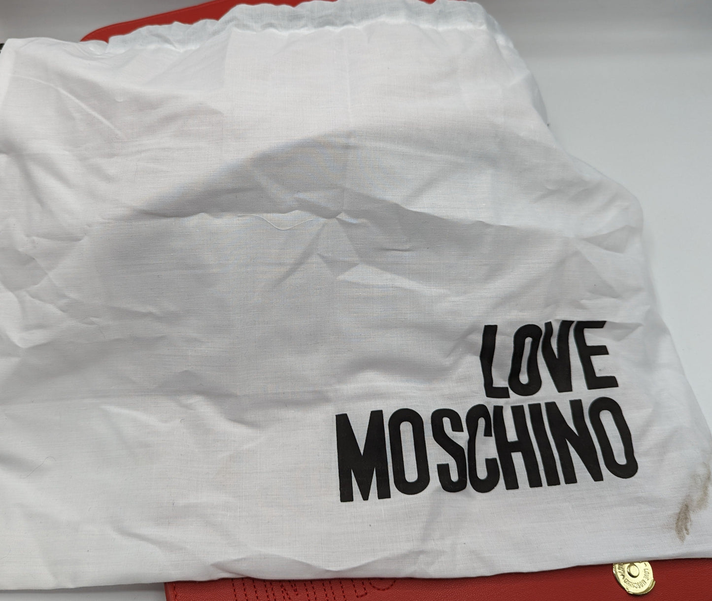 LOVE MOSCHINO Quilted Shoulder Bag - Red