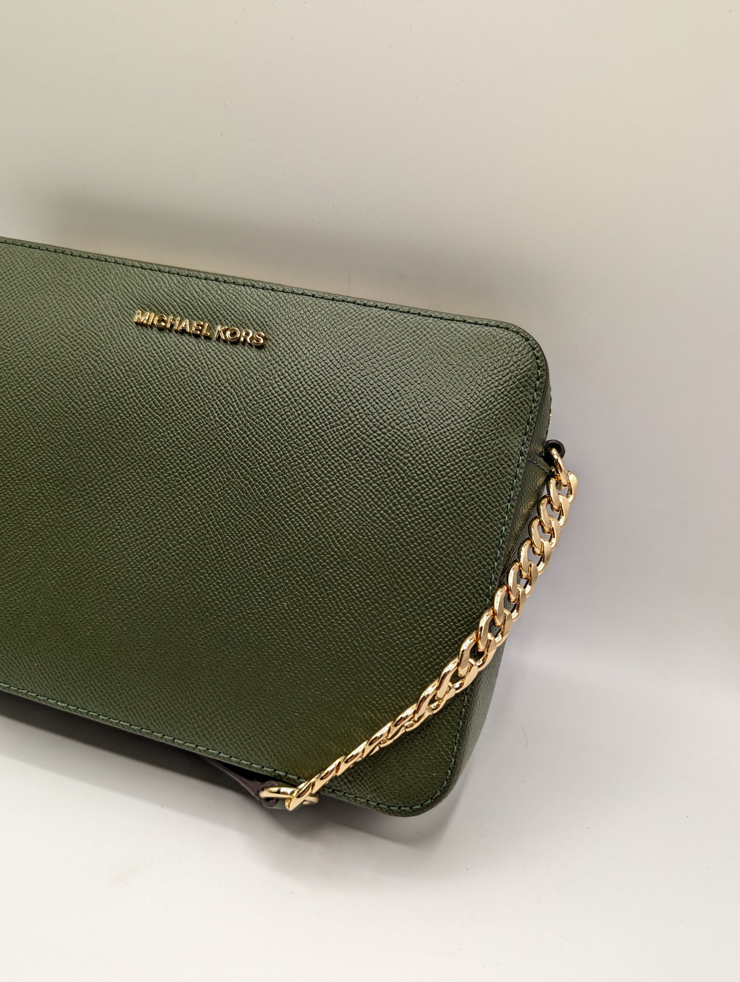 MICHAEL KORS Jet Set Travel Cross Body - Jungle Green