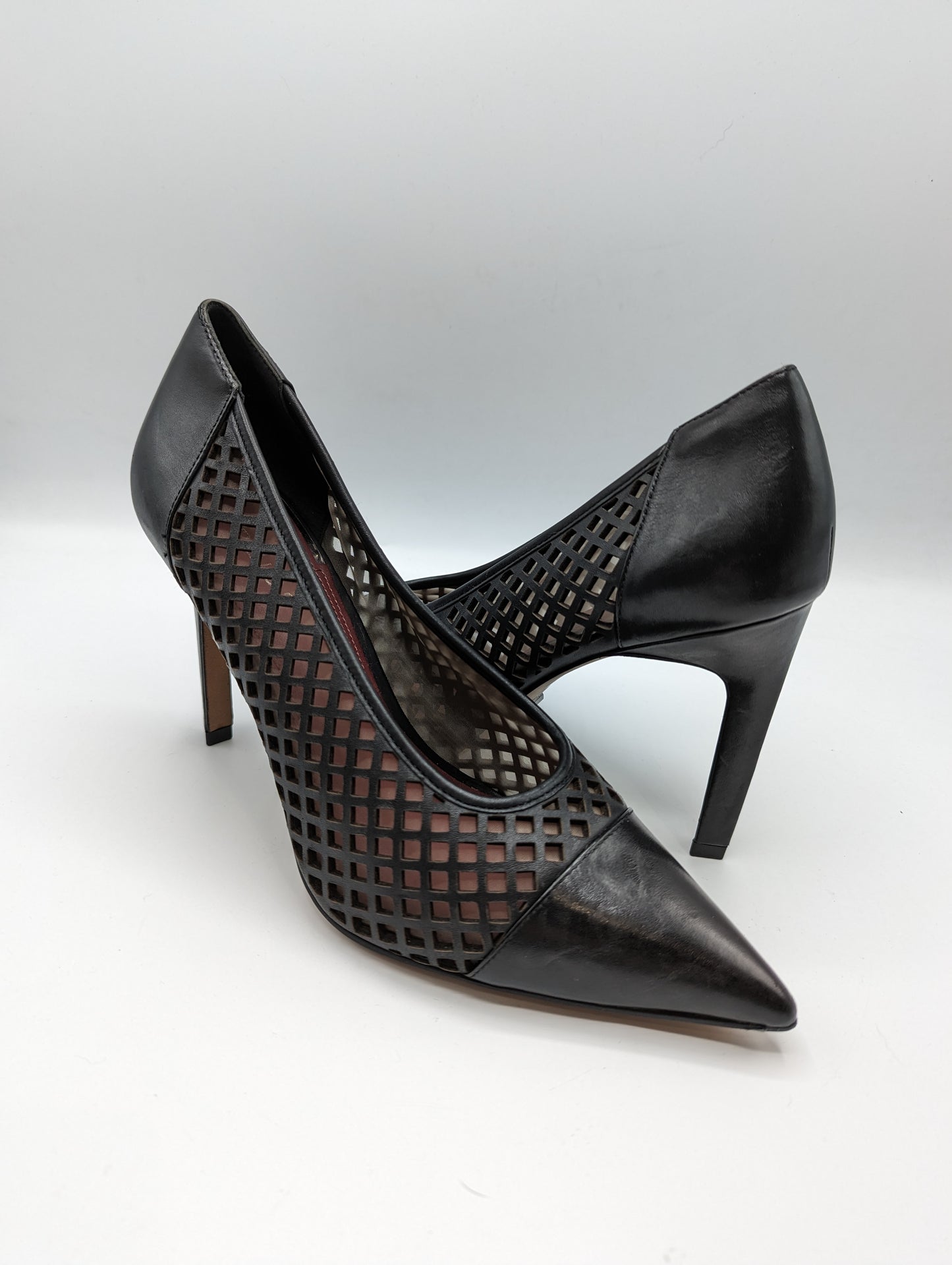 REISS Clover Court Shoes/Heels Womens - Black