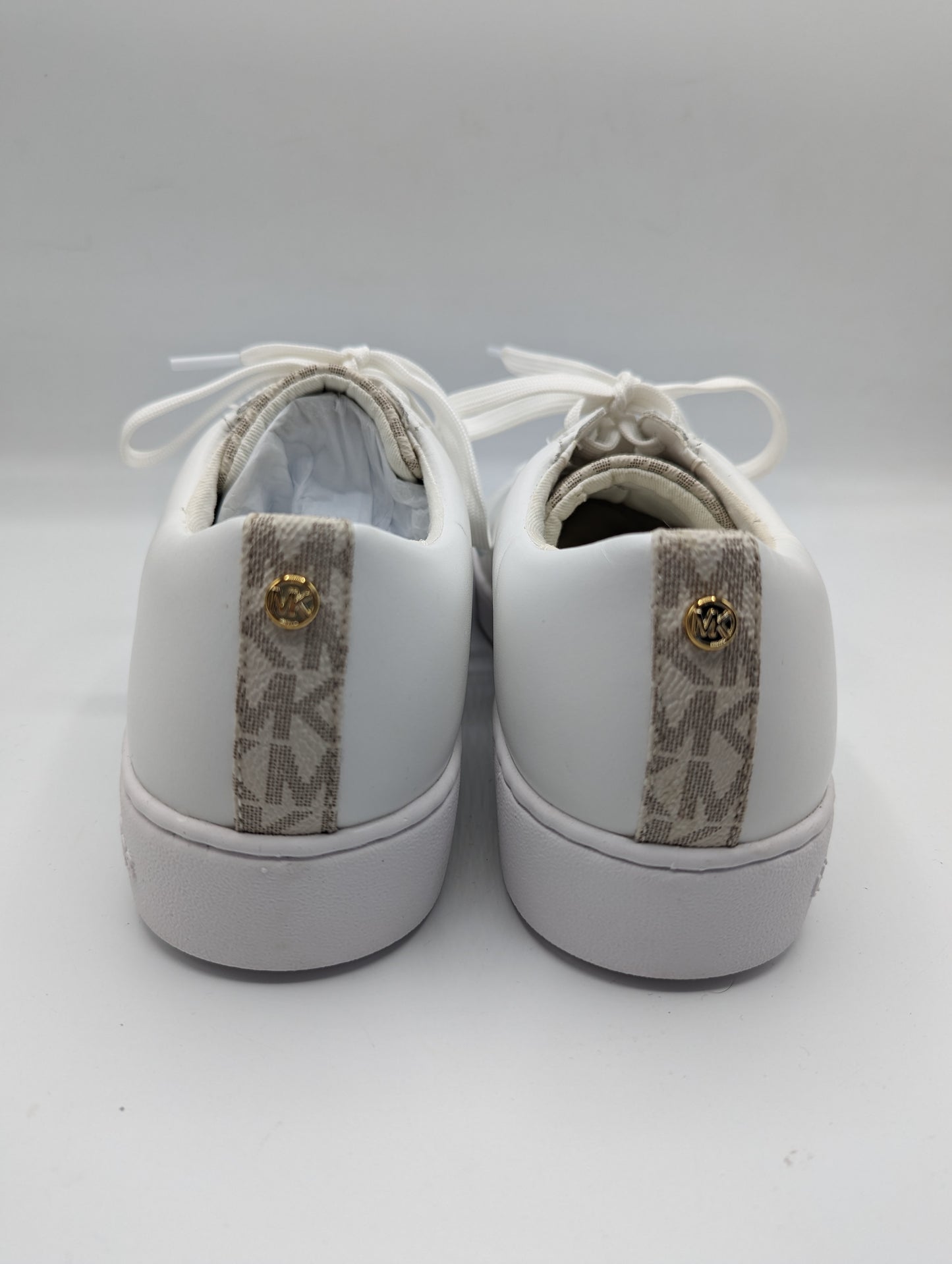 MICHAEL KORS Keaton Heart Trainers Womens - White