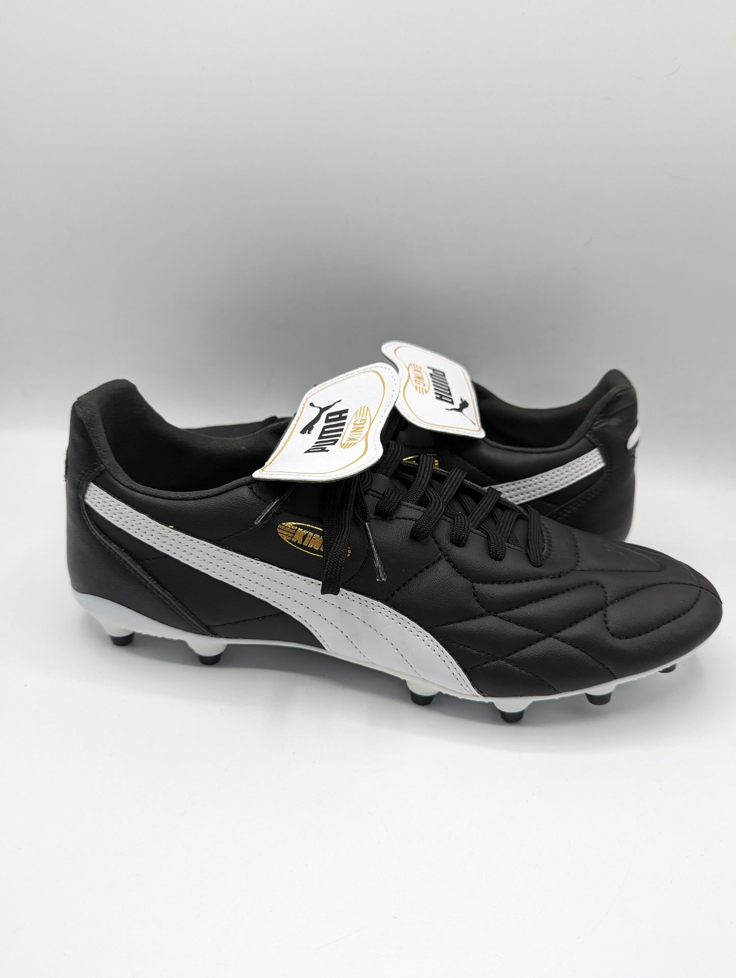 Puma King Mens Football Boots King Top FG/AG Black/White