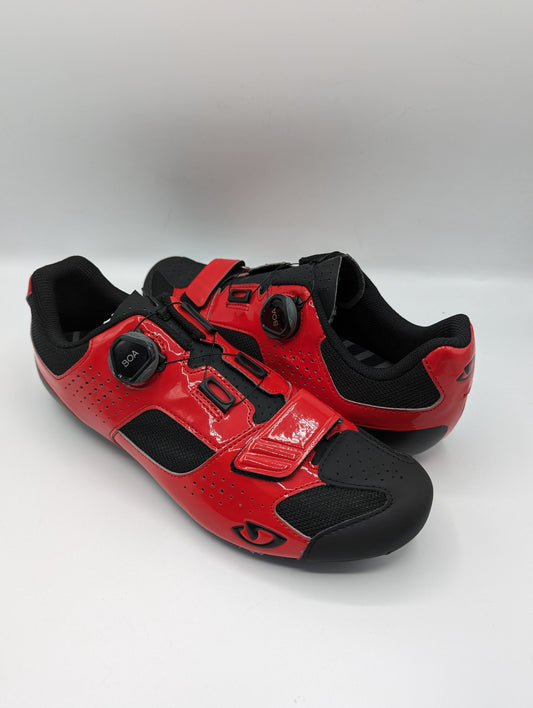 Giro Trans BOA Shoes In Red Cycling Shoes Road Shoes - Mens