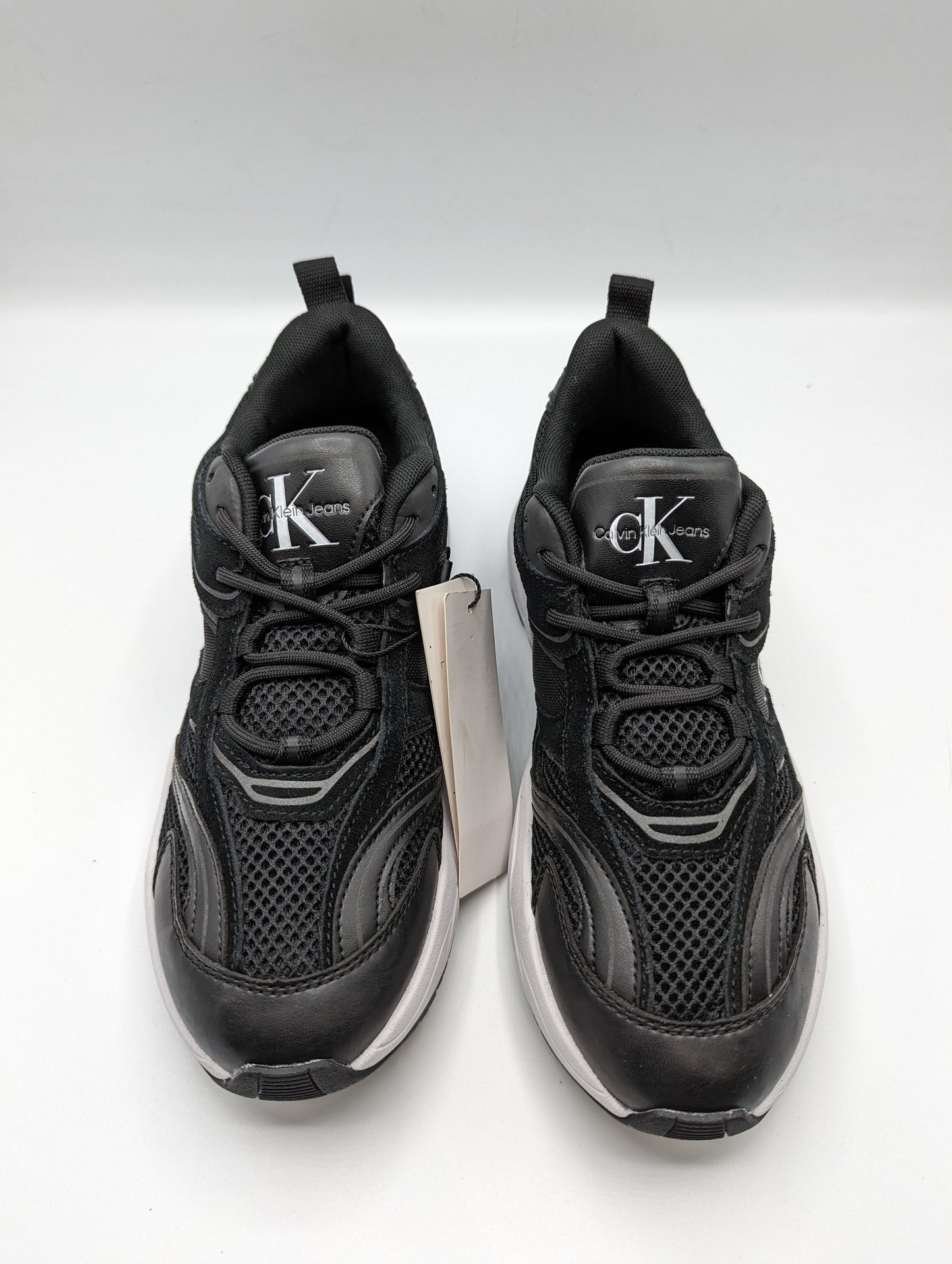 CALVIN KLEIN Retro Tennis Trainers - Womens - Black