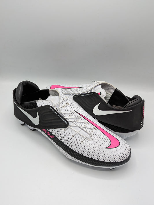 Nike Phantom GT Academy Flyease MG Football Boots - Mens - White Pink Blast