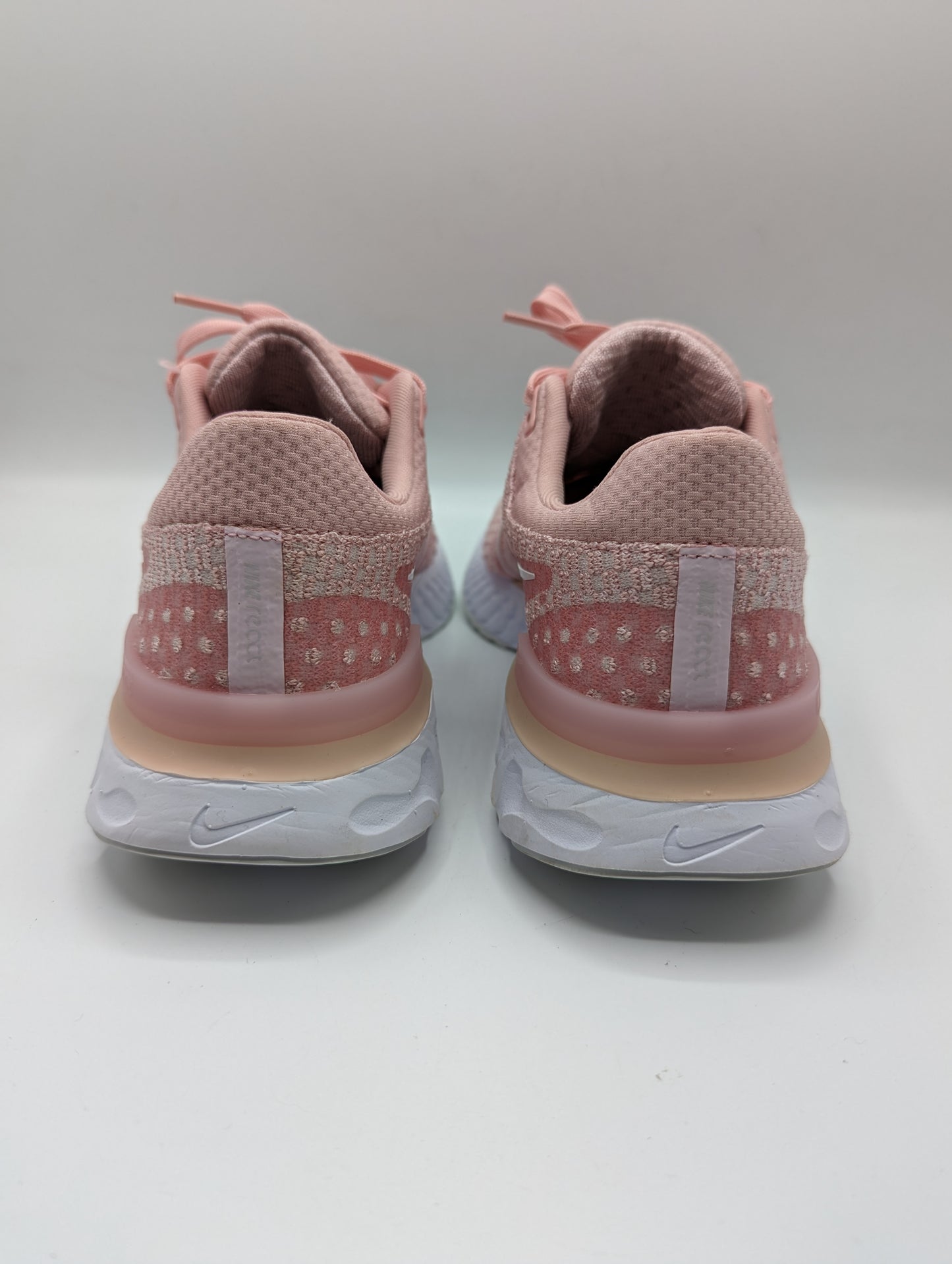 Nike React Infinity Run Flyknit 3 Trainers/Shoe - Womens - Pink Glaze