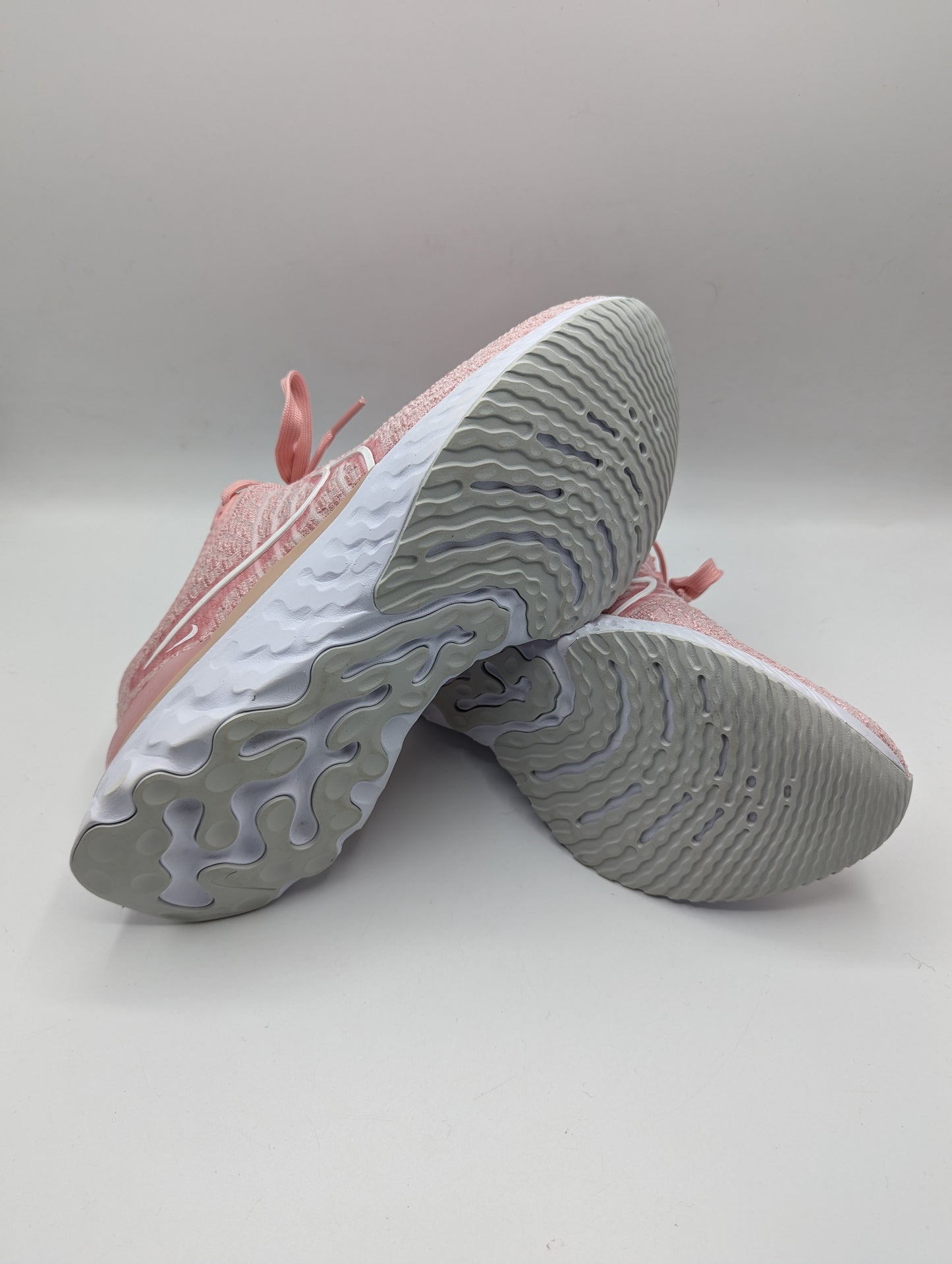 Nike React Infinity Run Flyknit 3 Trainers/Shoe - Womens - Pink Glaze