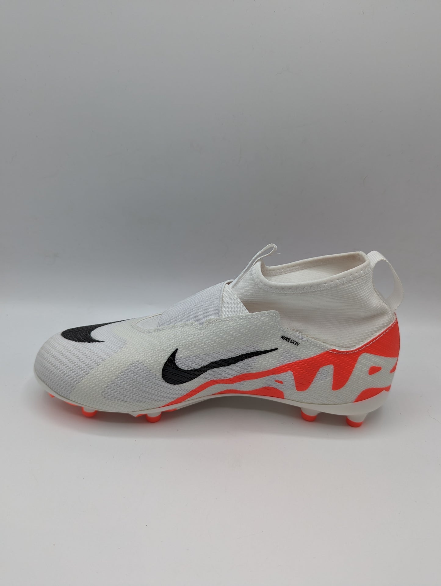 Nike Mercurial Superfly Pro DF Junior Firm Ground Football Boots - White