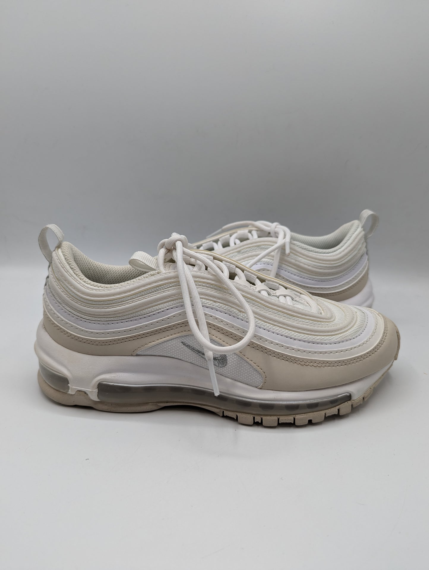 Nike Air Max 97 Trainers Junior/Womens - White/beige