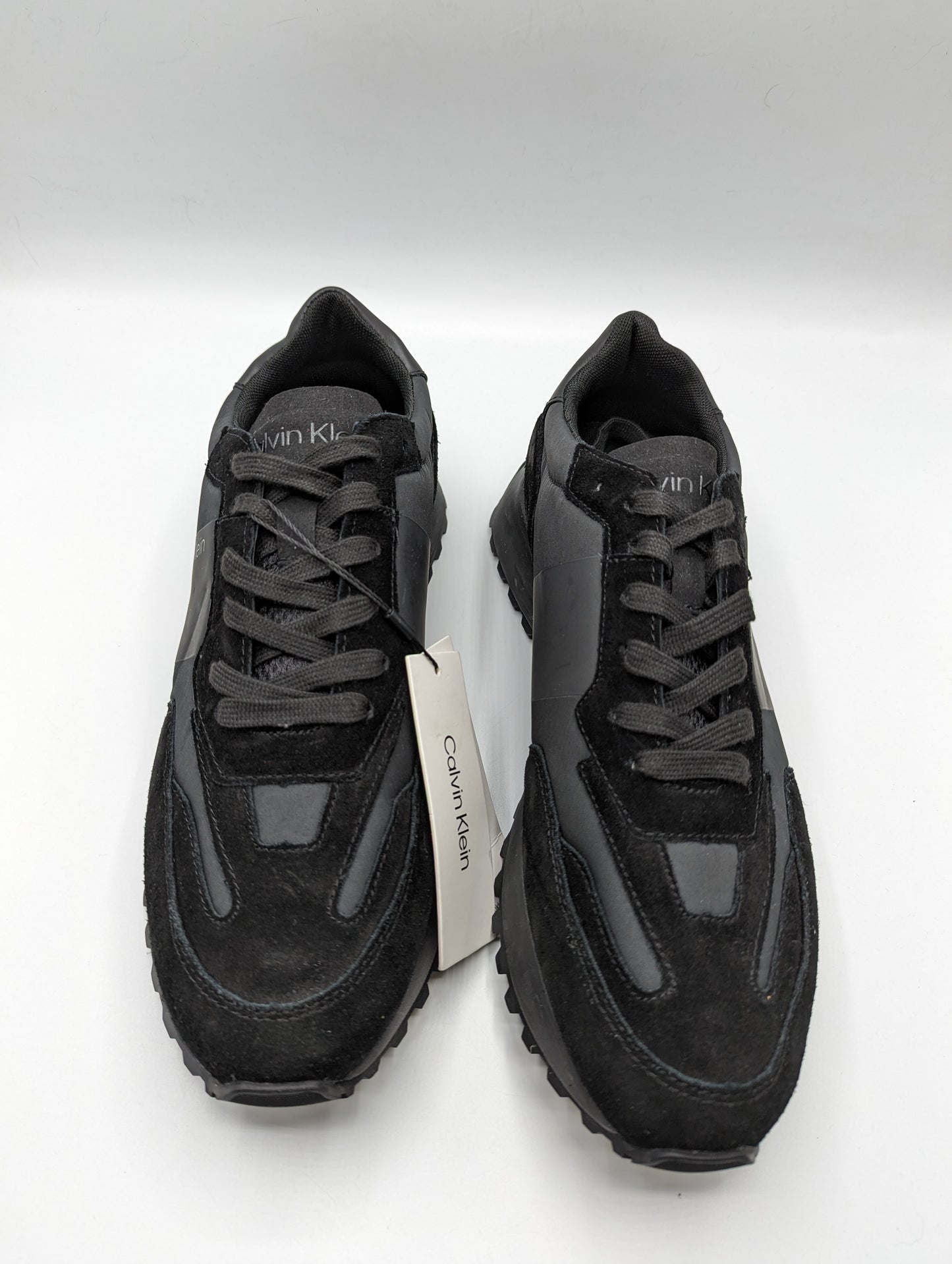 CALVIN KLEIN Suede Trainers Mens - Black