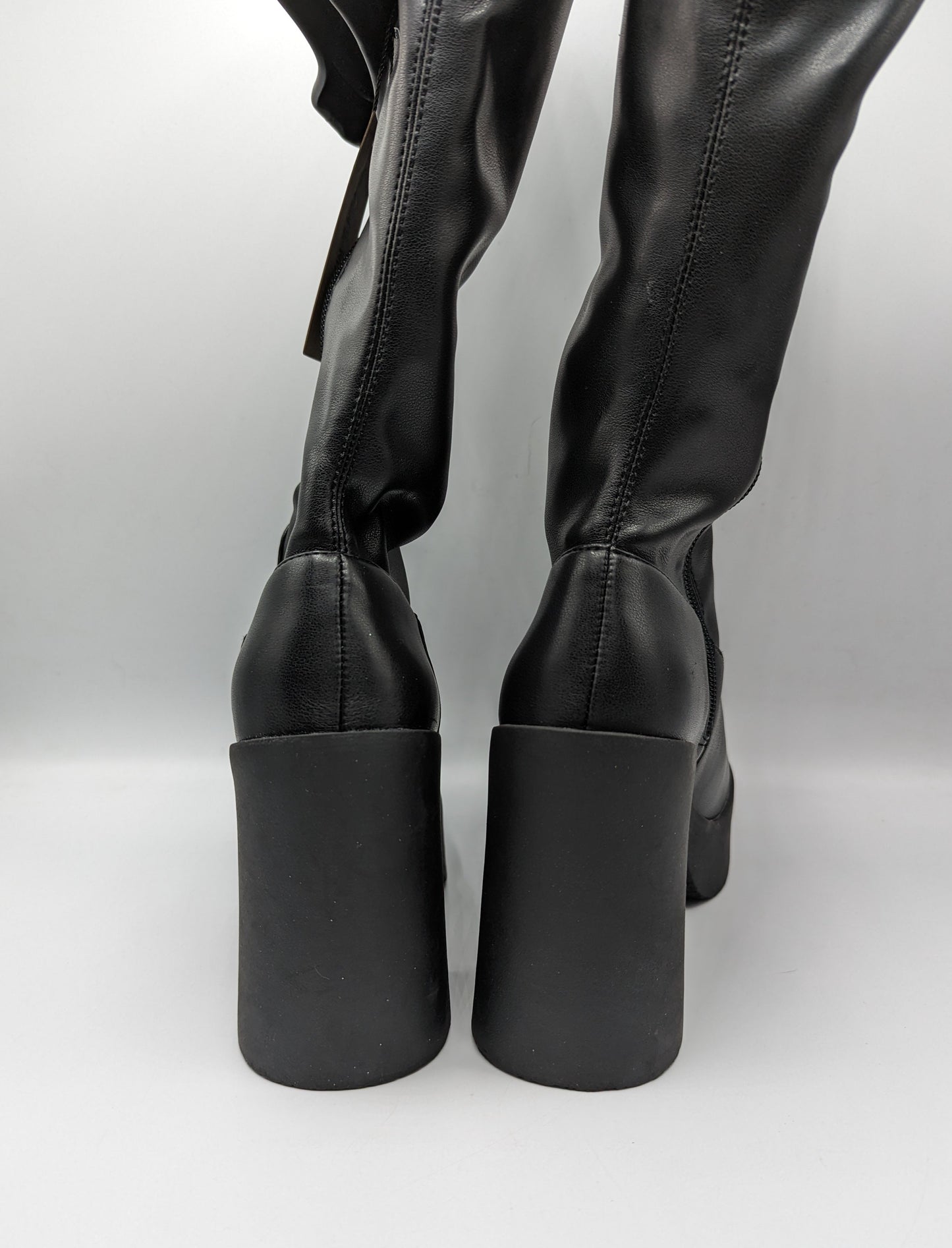 STEVE MADDEN Clifftop Womens Above The Knee Boots - Black