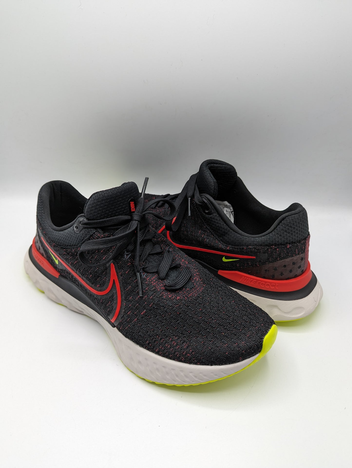 Nike React Infinity Run Flyknit 3 Trainers - Black - Mens