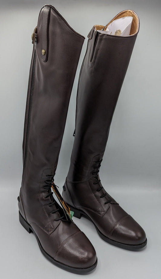 Ariat Heritage Contour II Field Zip Tall Riding Boot Junior/Womens - Brown