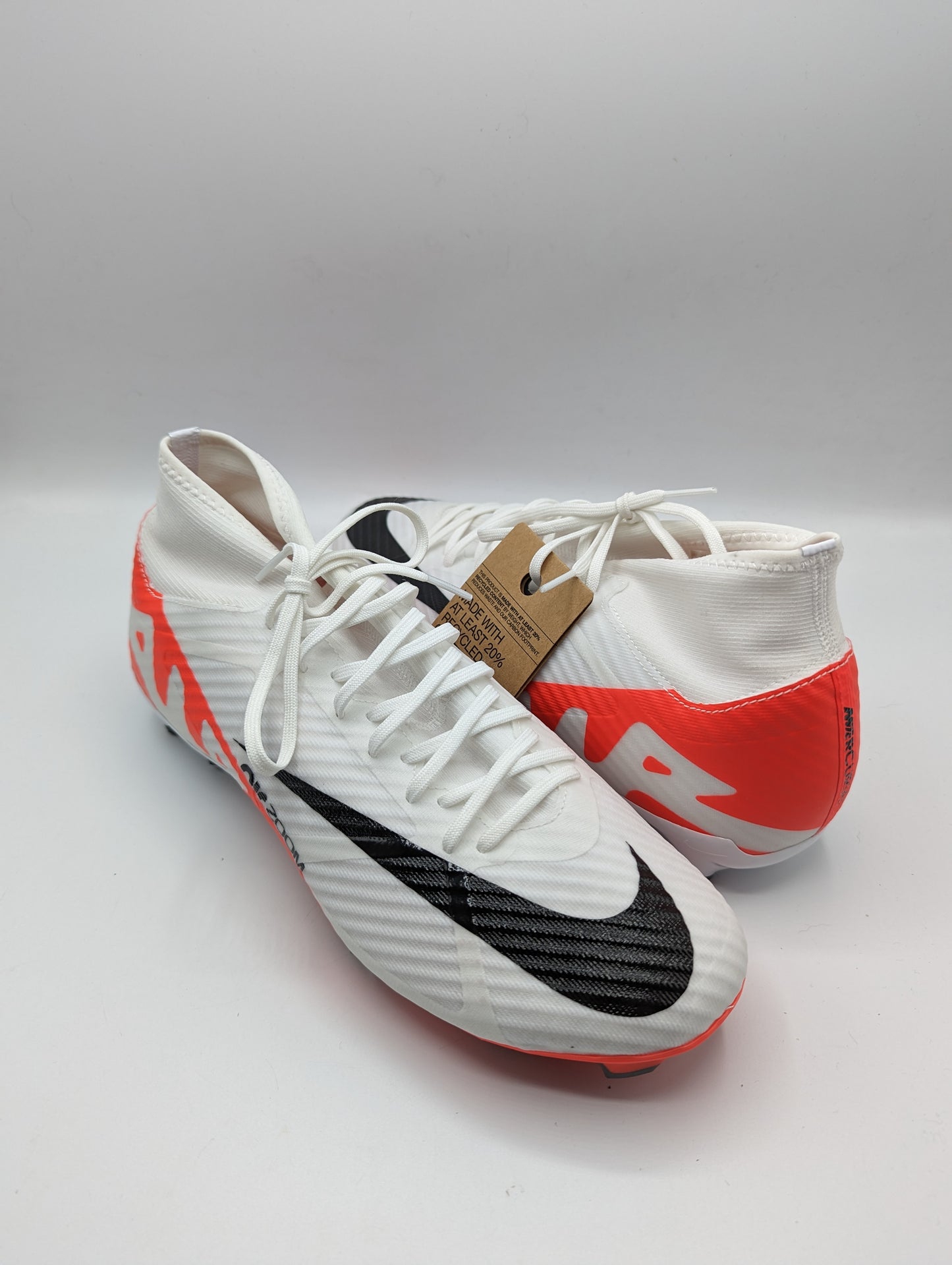 Nike Mercurial Superfly 9 Academy Firm Ground Football Boots Mens - White