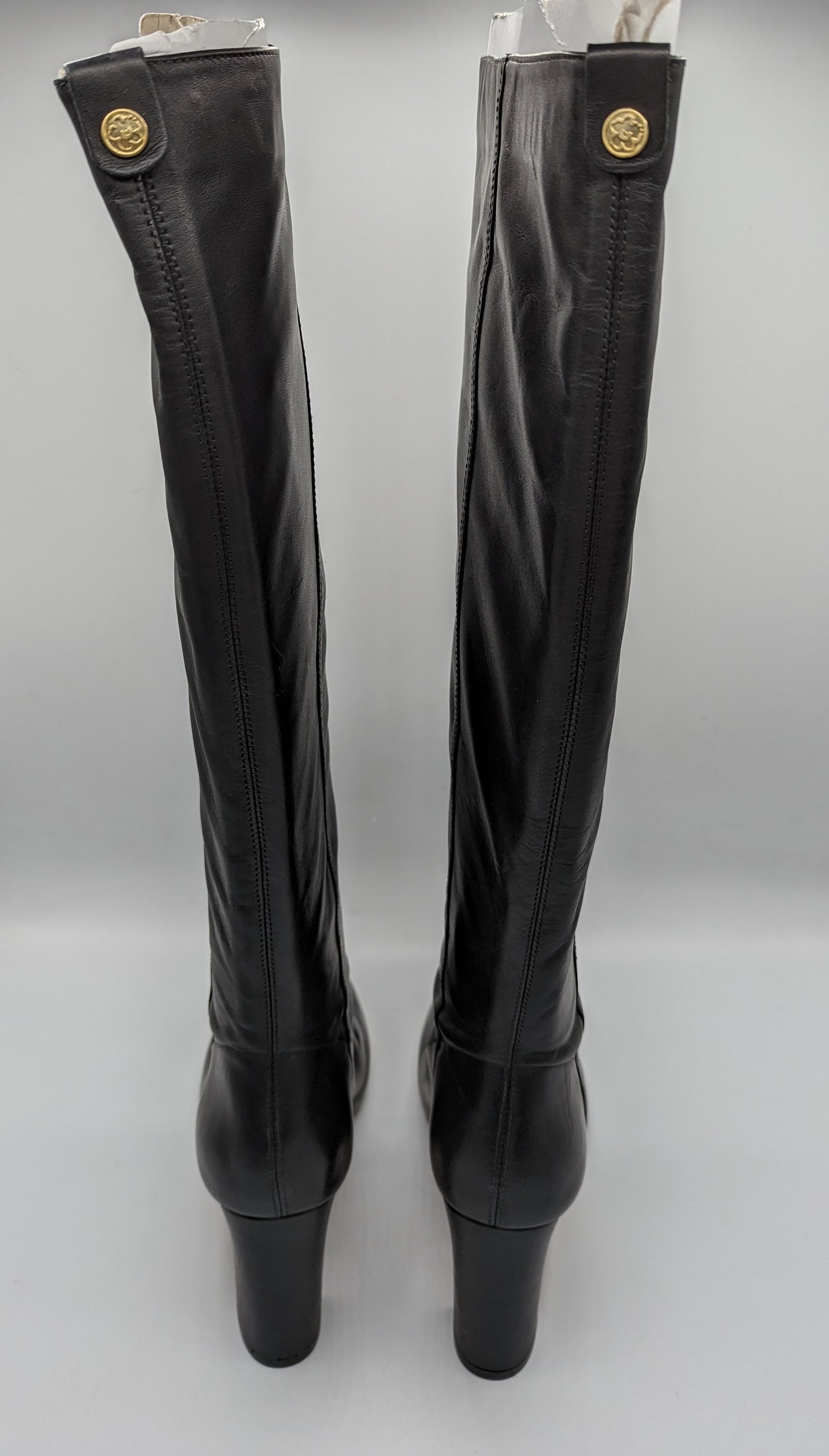 Ted Baker Marlarh Knee High Boots Heeled - Womens - Black