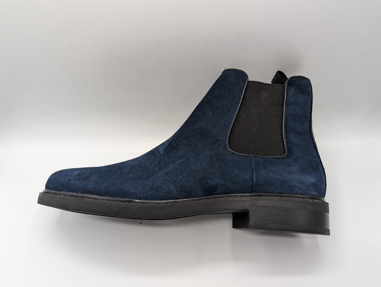 Calvin Klein Mens Fintan Chelsea Boots - Navy Leather