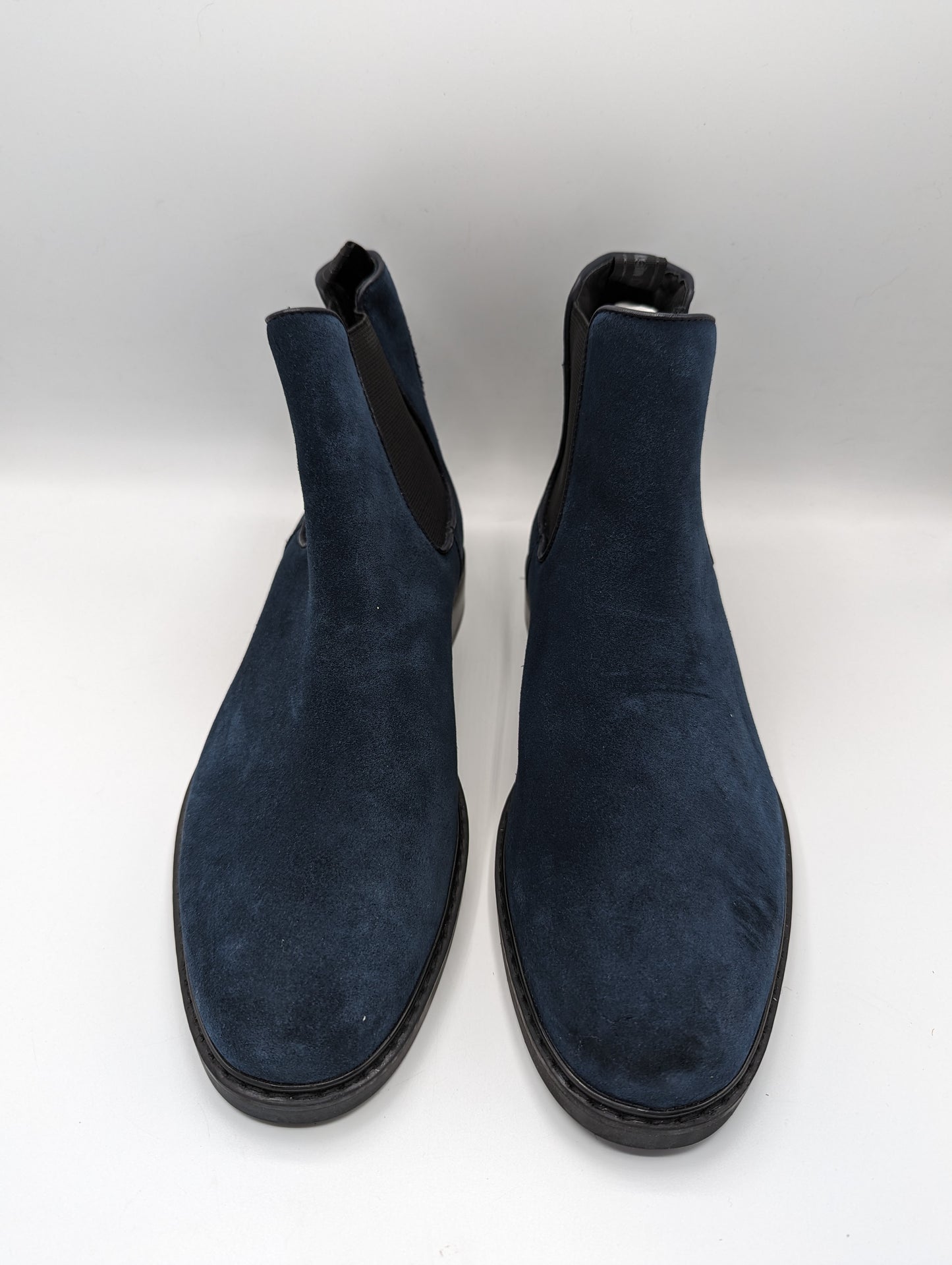 Calvin Klein Mens Fintan Chelsea Boots - Navy Leather