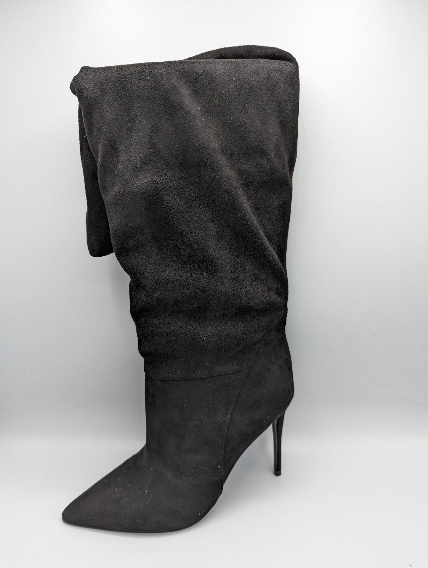 STEVE MADDEN Intruder Boot - Over the Knee Heeled - Black