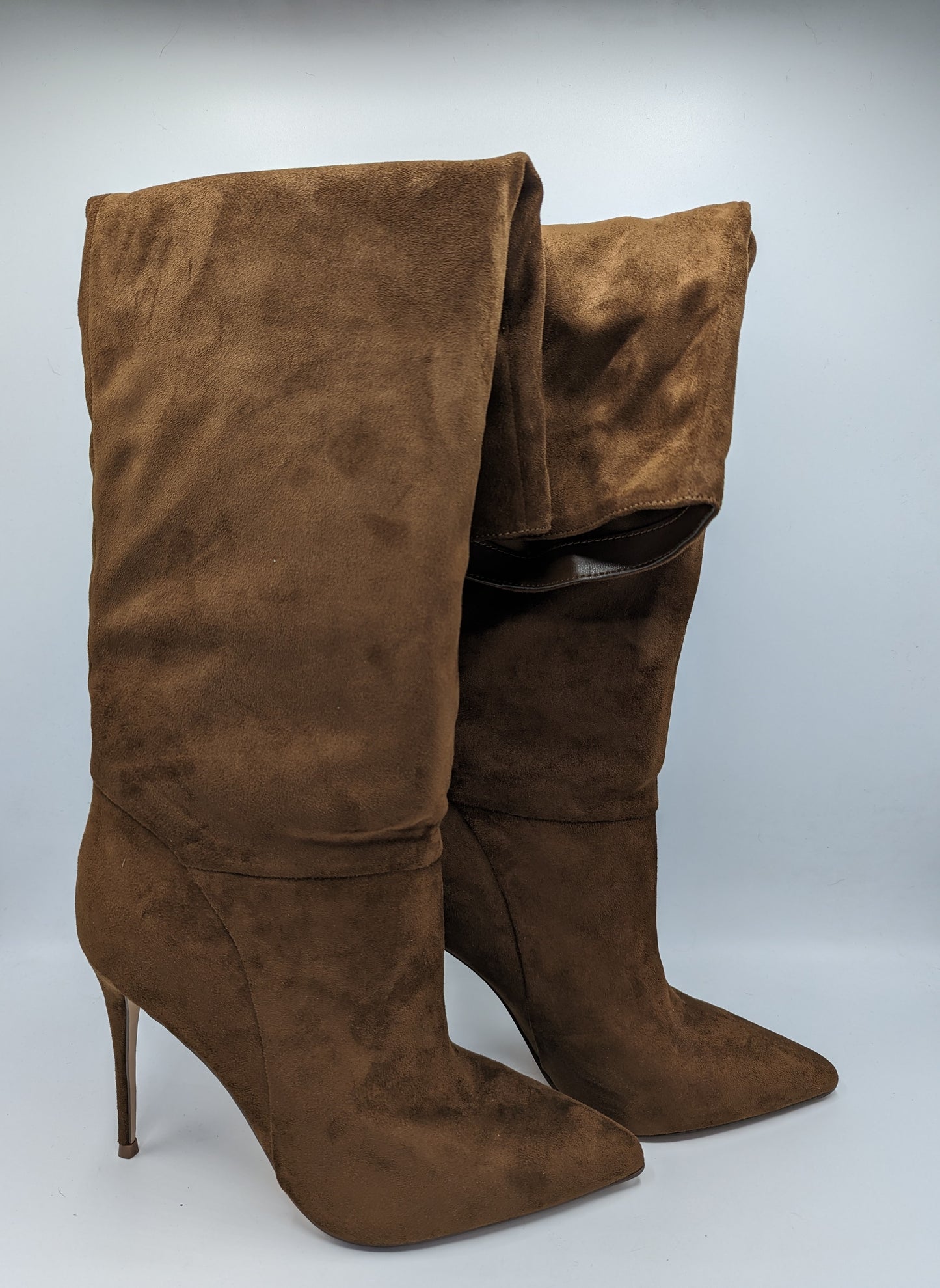 STEVE MADDEN Intruder Boot - Over the Knee Heeled - Brown