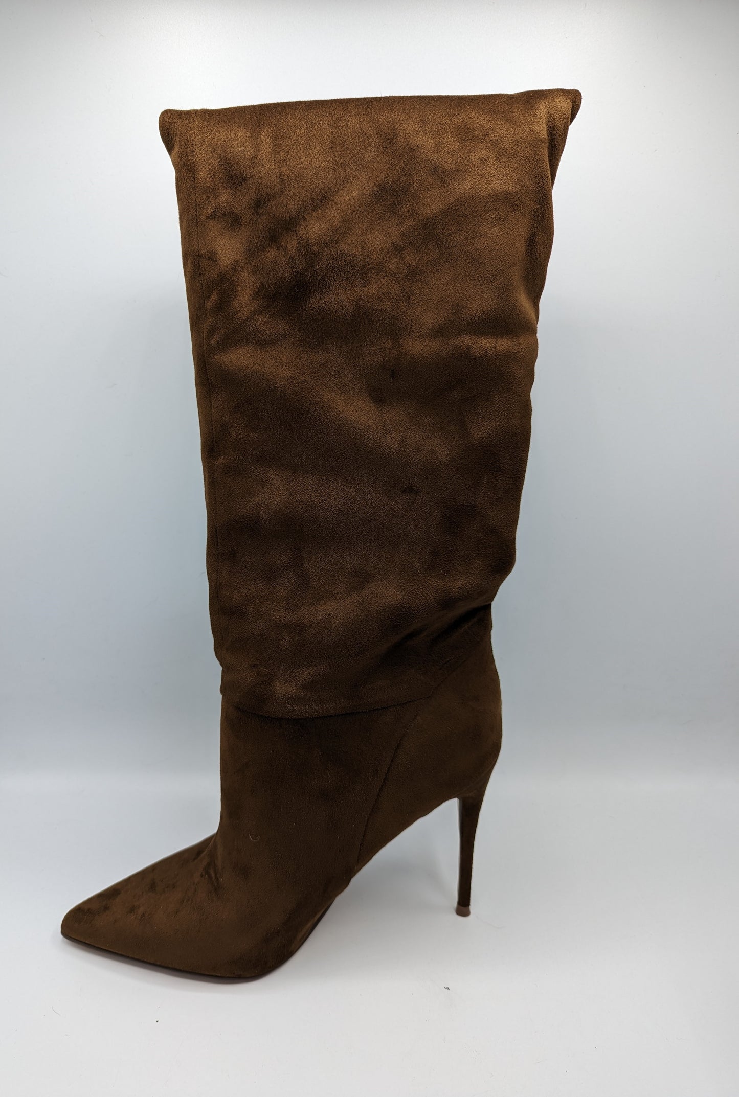 STEVE MADDEN Intruder Boot - Over the Knee Heeled - Brown