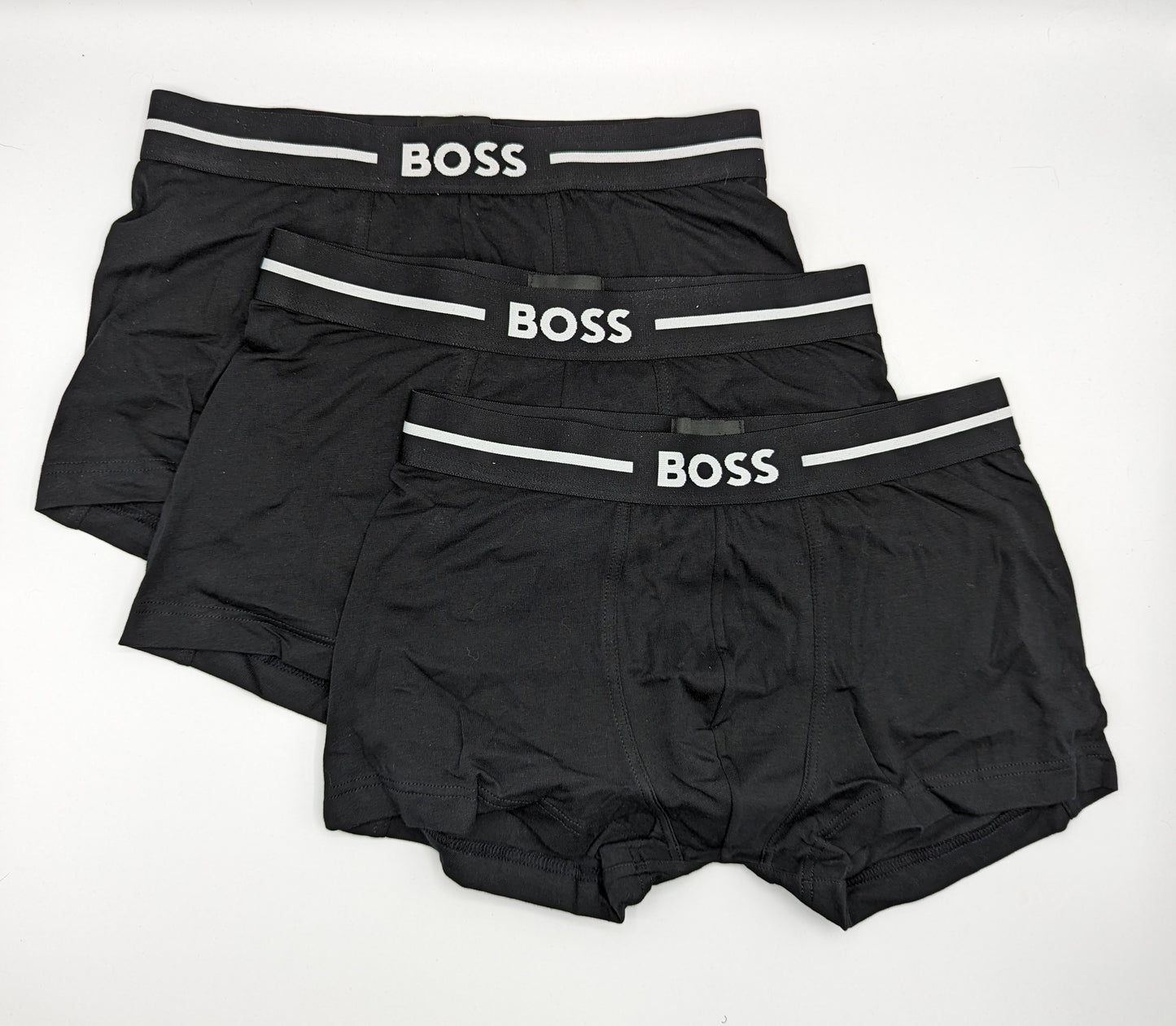 BOSS 3 Pack Bold Boxer Shorts - Black