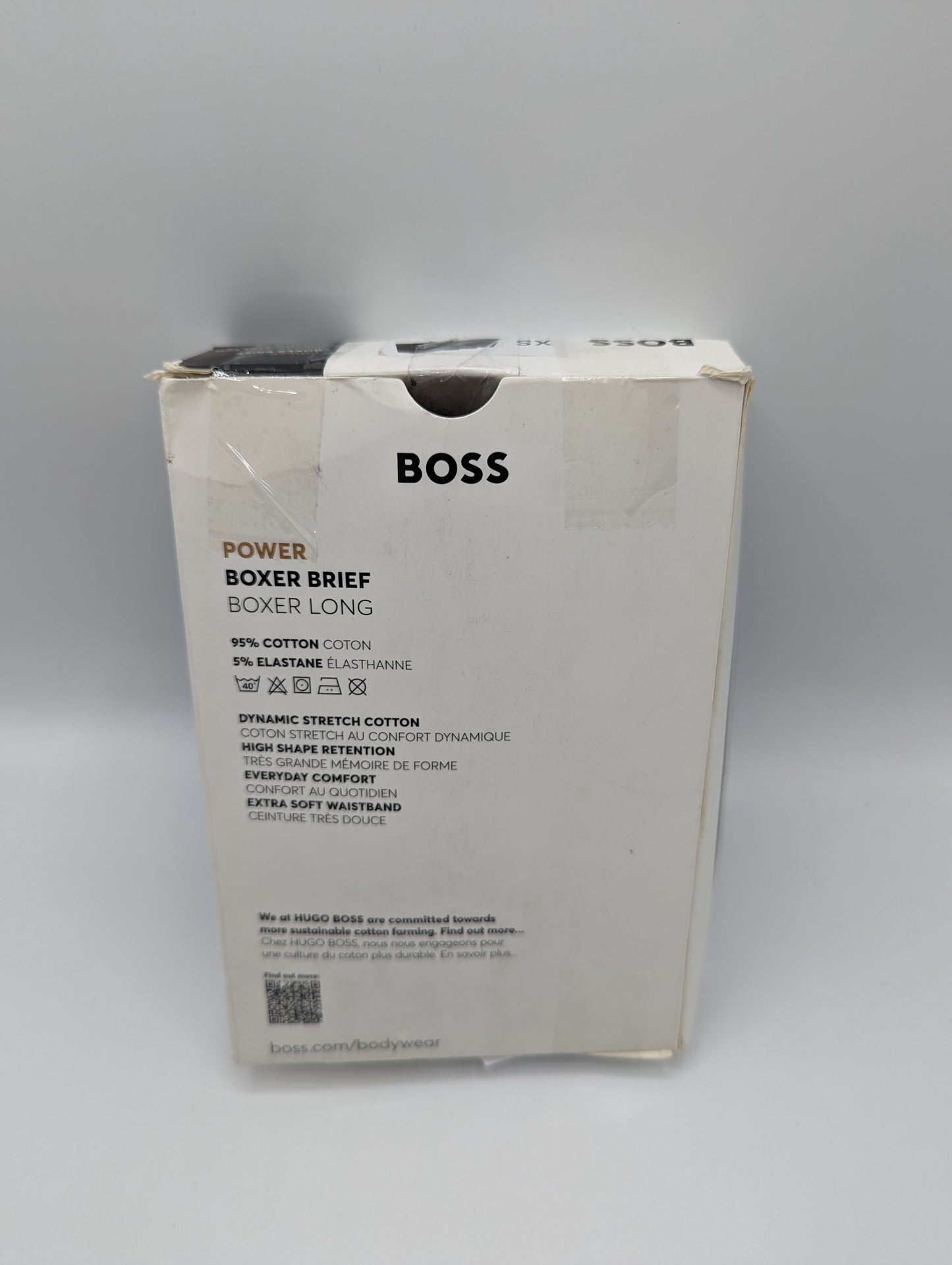 BOSS 3 Pack Power Boxer Shorts - Black