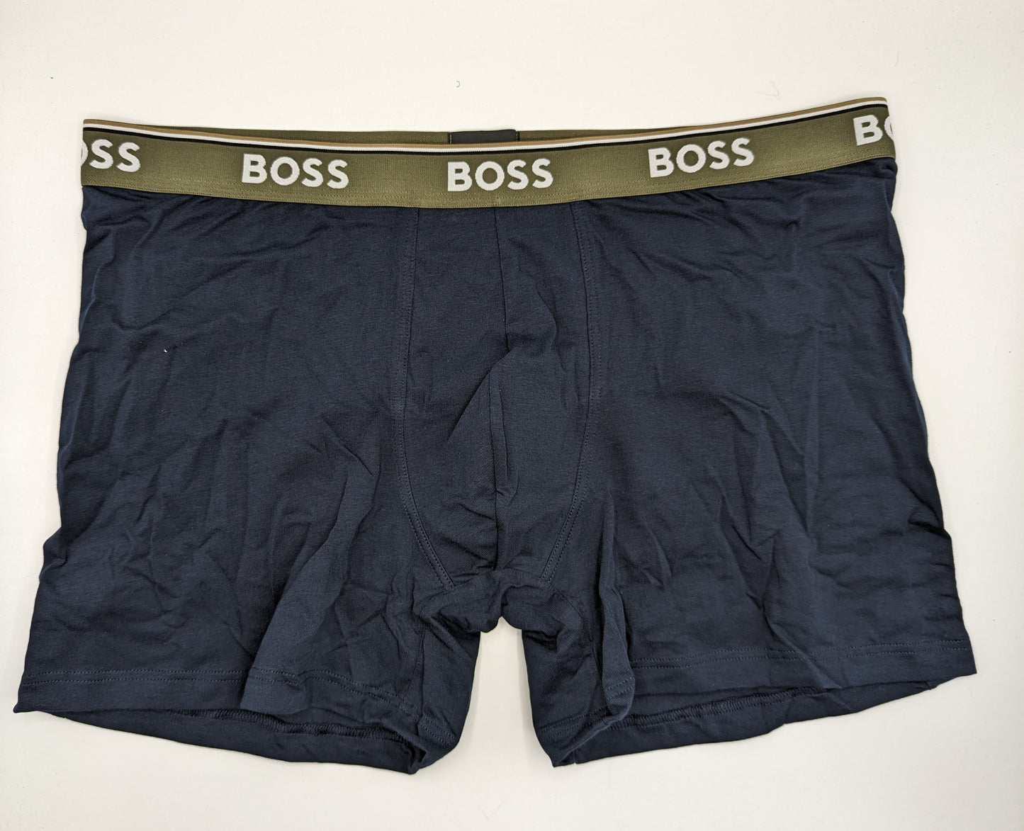 HUGO BOSS 3 Pack Boxer Long Shorts - Black/Green/Blue