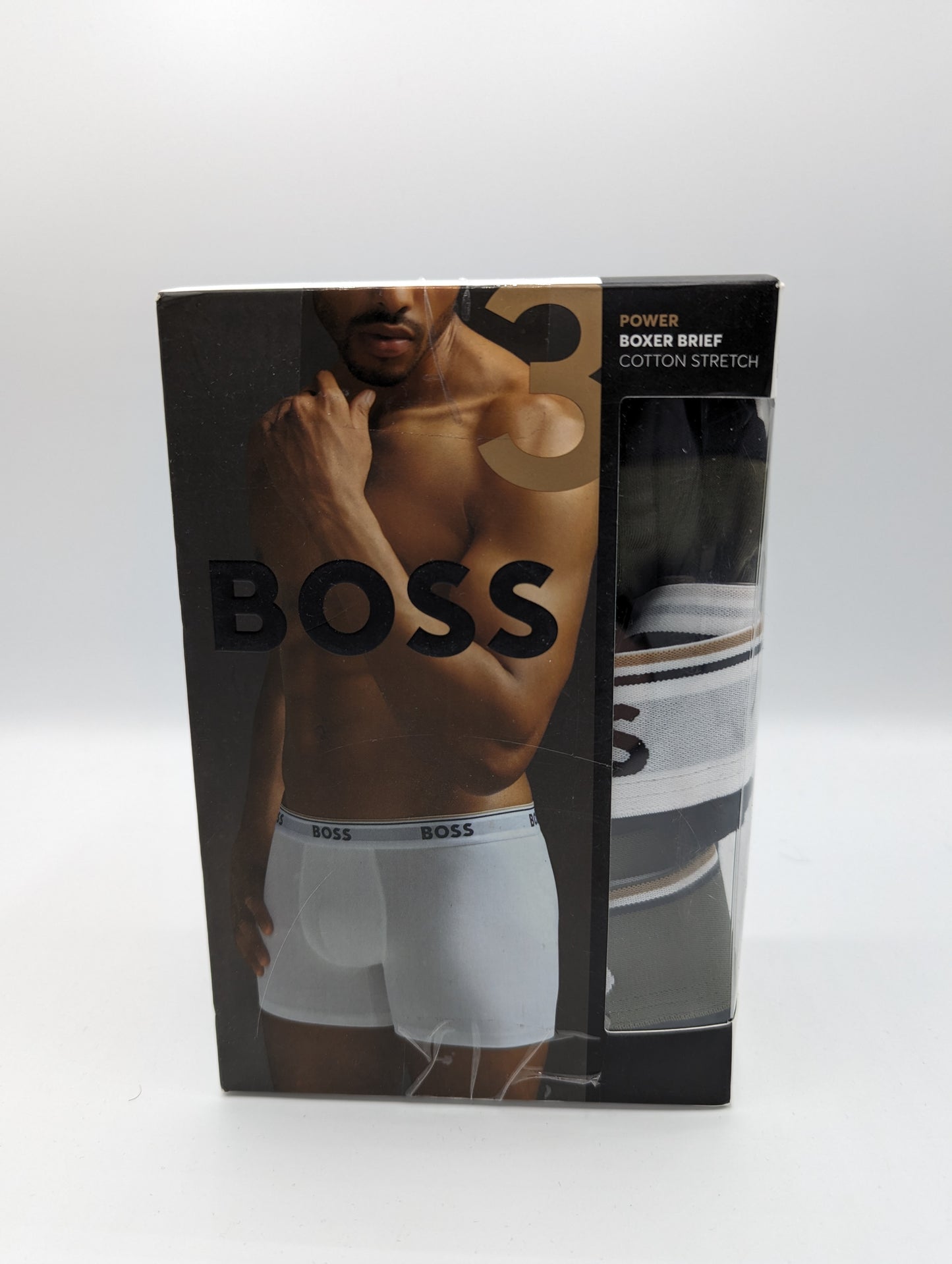 HUGO BOSS 3 Pack Boxer Long Shorts - Black/Green/Blue