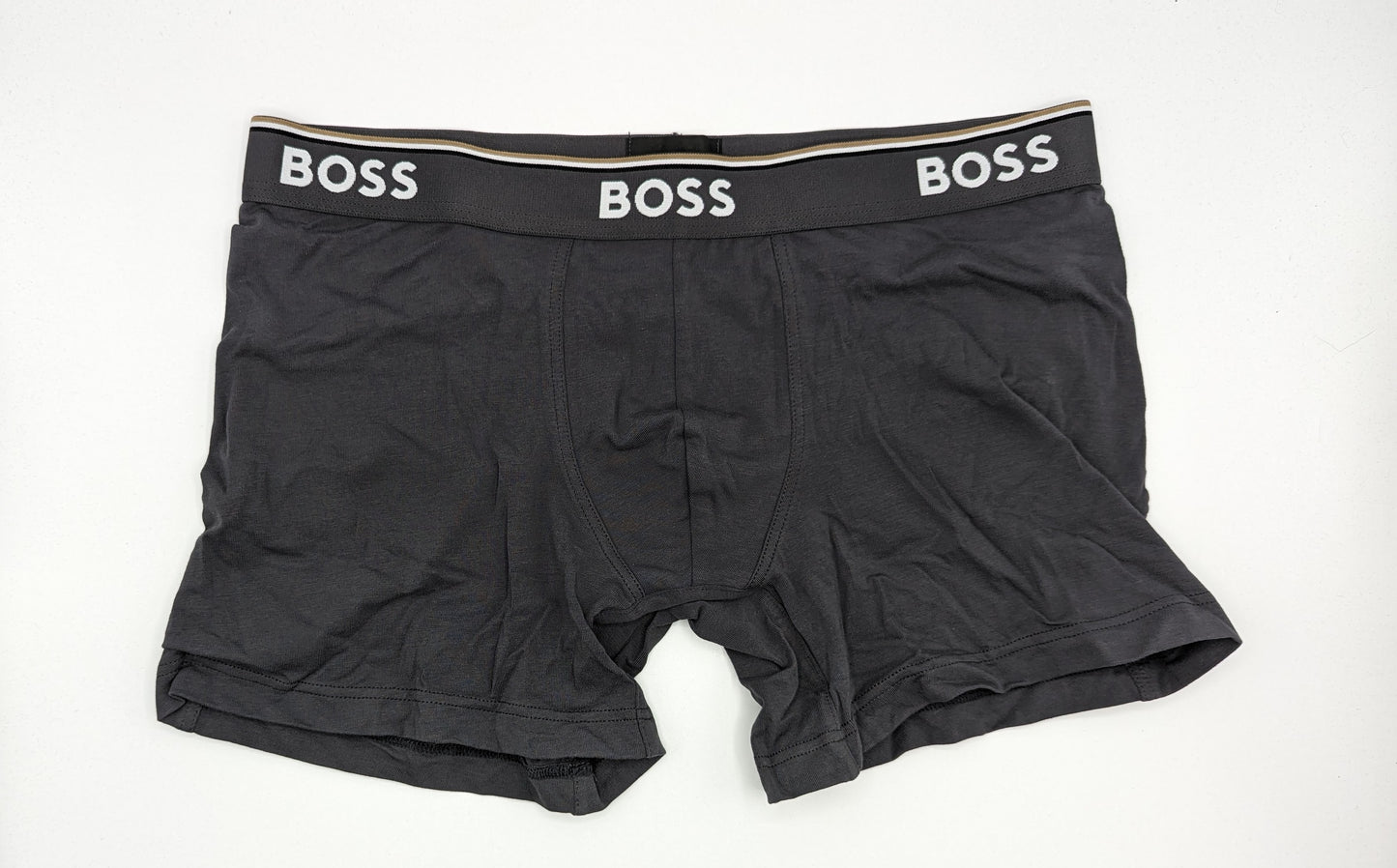 HUGO BOSS 3 Pack Boxer Shorts - Blue/Grey