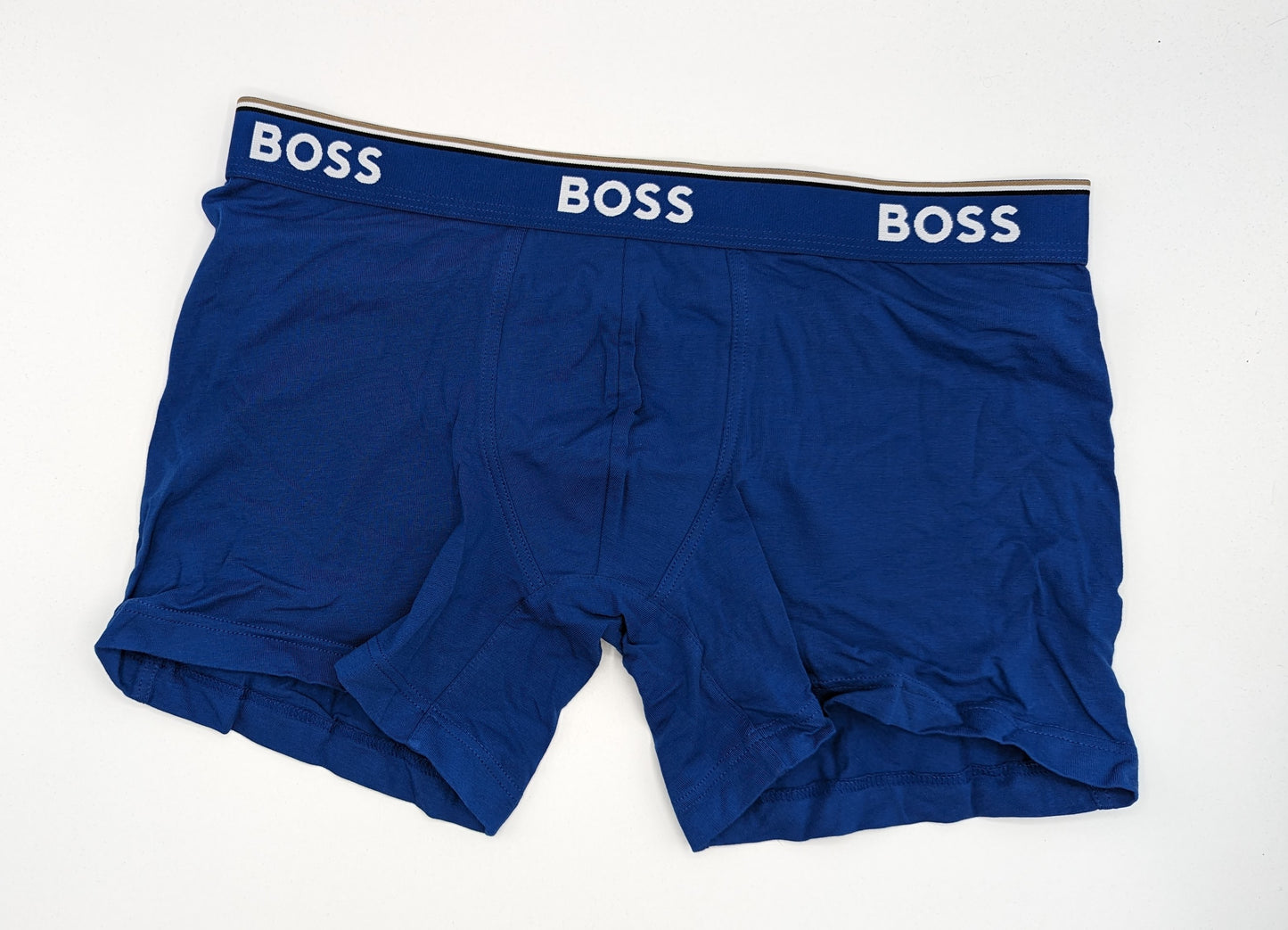 HUGO BOSS 3 Pack Boxer Shorts - Blue/Grey