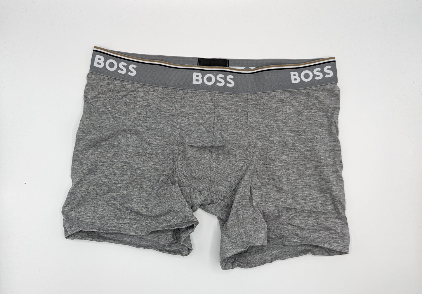 HUGO BOSS 3 Pack Boxer Long Shorts - Black/White/Grey