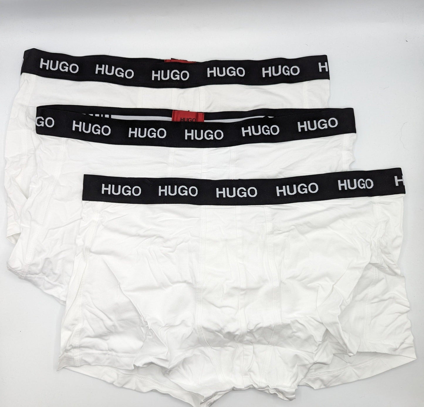 HUGO BOSS 3 Pack Boxer Shorts - White