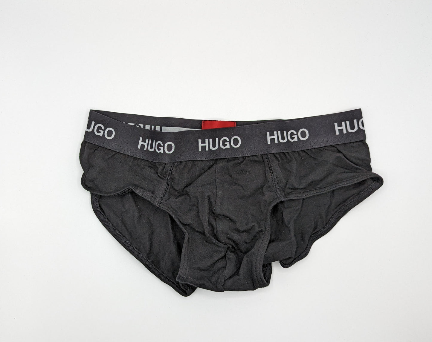 HUGO BOSS Hip Briefs Trunks 3 Pack - Black