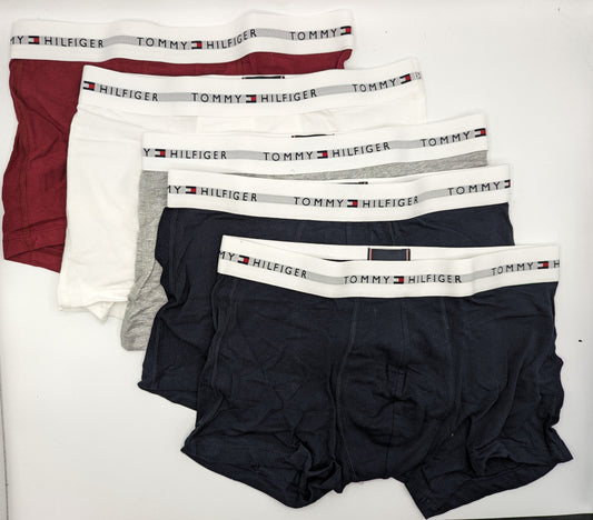 Tommy Hilfiger 5 Pack Trunks Boxers - Blue/Red/White/grey