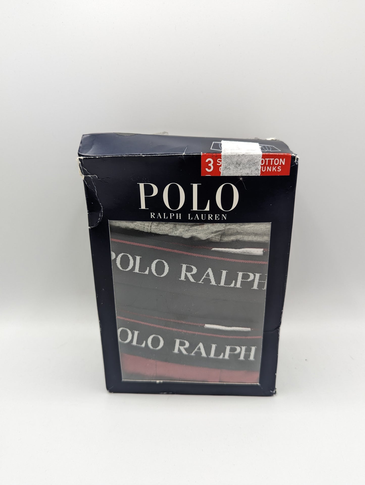 POLO RALPH LAUREN 3 Pack Boxer Trunks - Grey/Red/Black