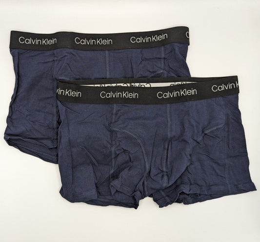 CALVIN KLEIN 2 Pack Boxer Trunks - Blue