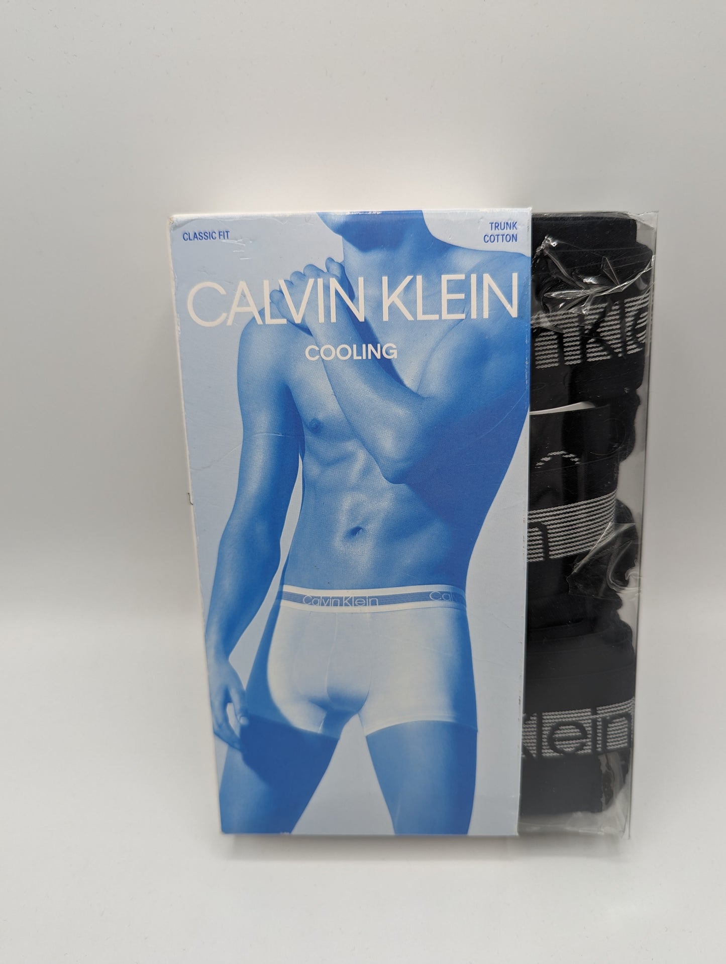 CALVIN KLEIN 3 Pack Boxer Trunks cooling- Black