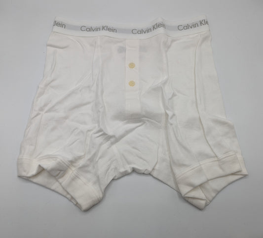 CALVIN KLEIN X1 Button Fly Boxer Briefs - White