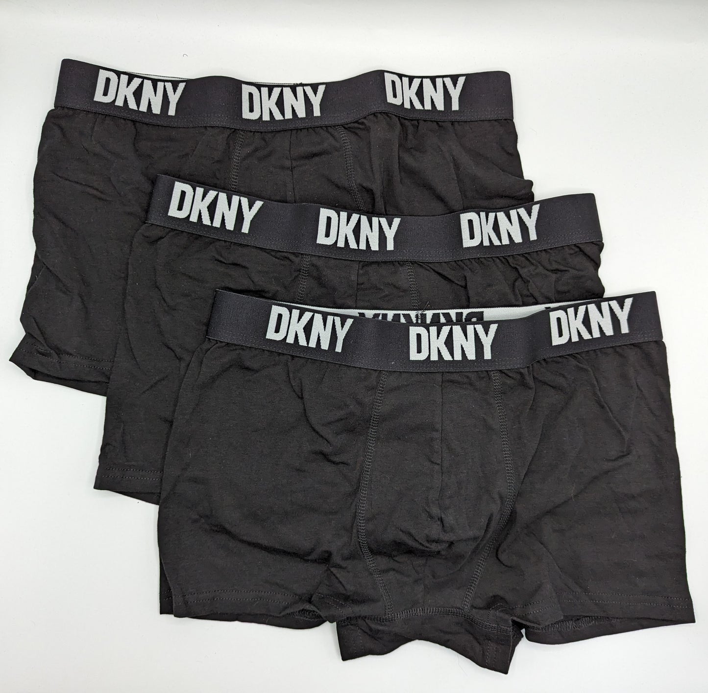 DKNY 3 Pack Boxer Trunks - Black