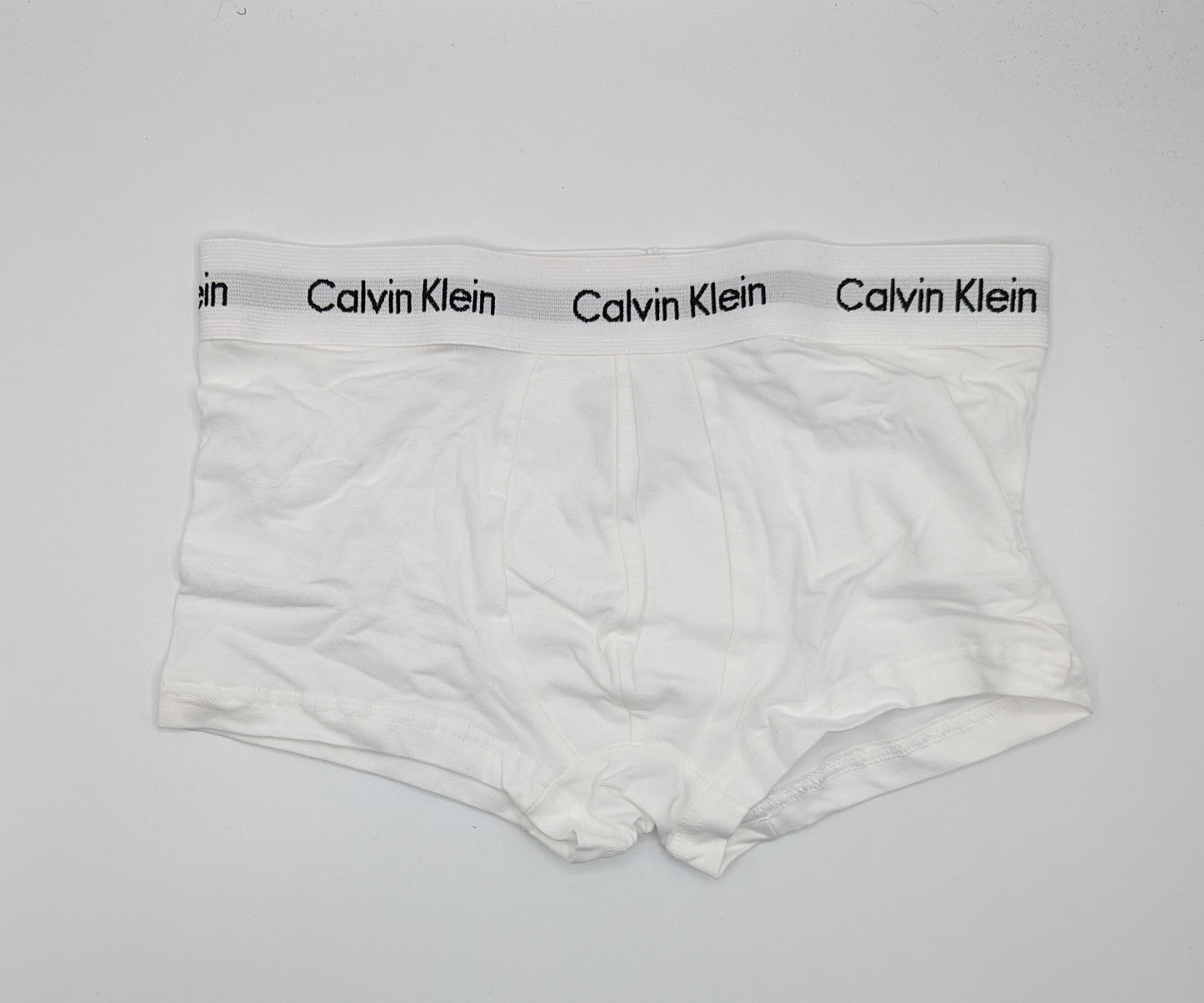 CALVIN KLEIN 3 Pack Cotton Stretch Boxer Trunks - Blue/Grey/White